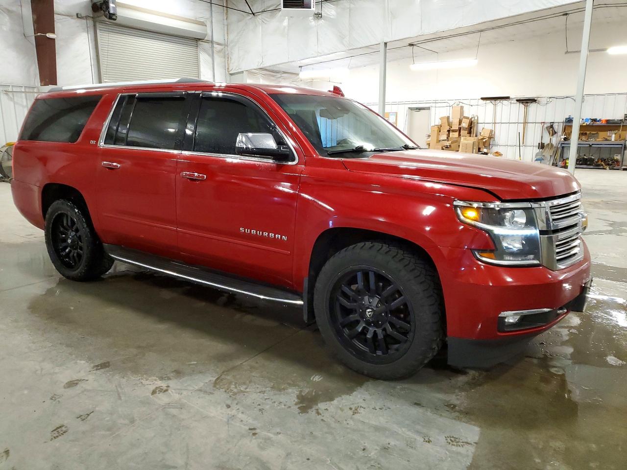 2015 Chevrolet Suburban K1500 Ltz Red vin: 1GNSKKKC4FR537049
