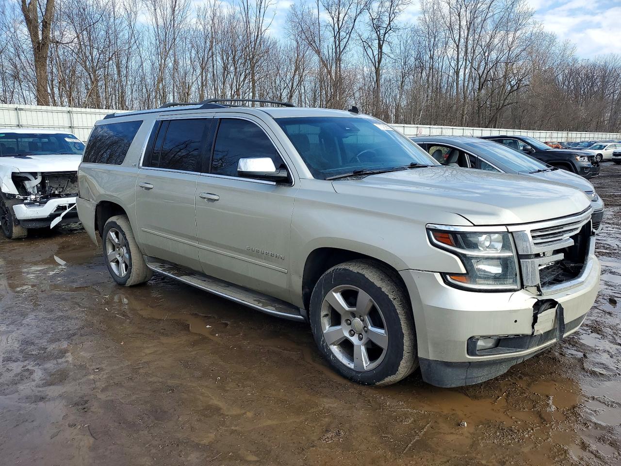 2015 Chevrolet Suburban K1500 Ltz Brown vin: 1GNSKKKC5FR143012