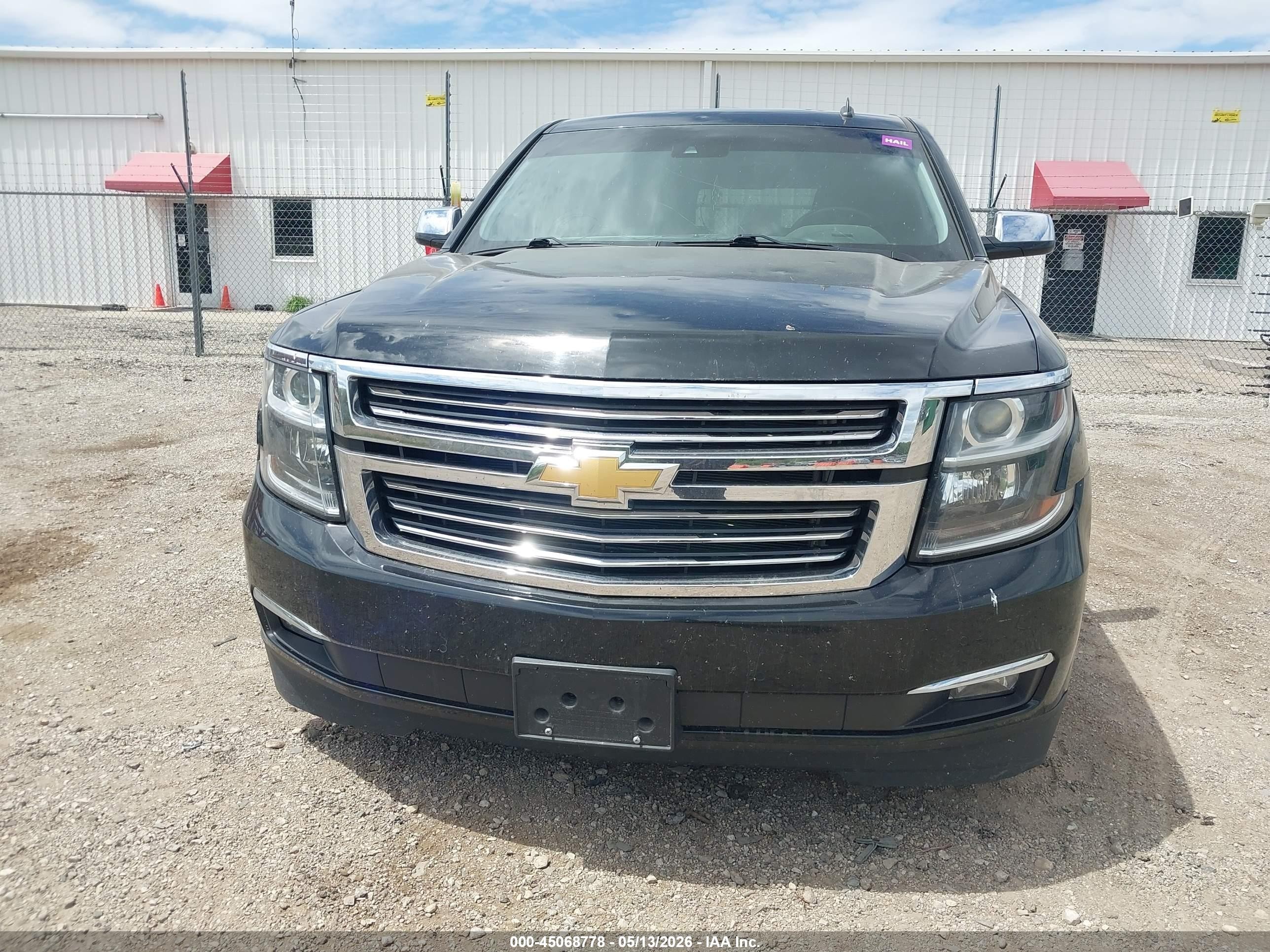 2015 Chevrolet Suburban 1500 Ltz Black vin: 1GNSKKKC5FR190914