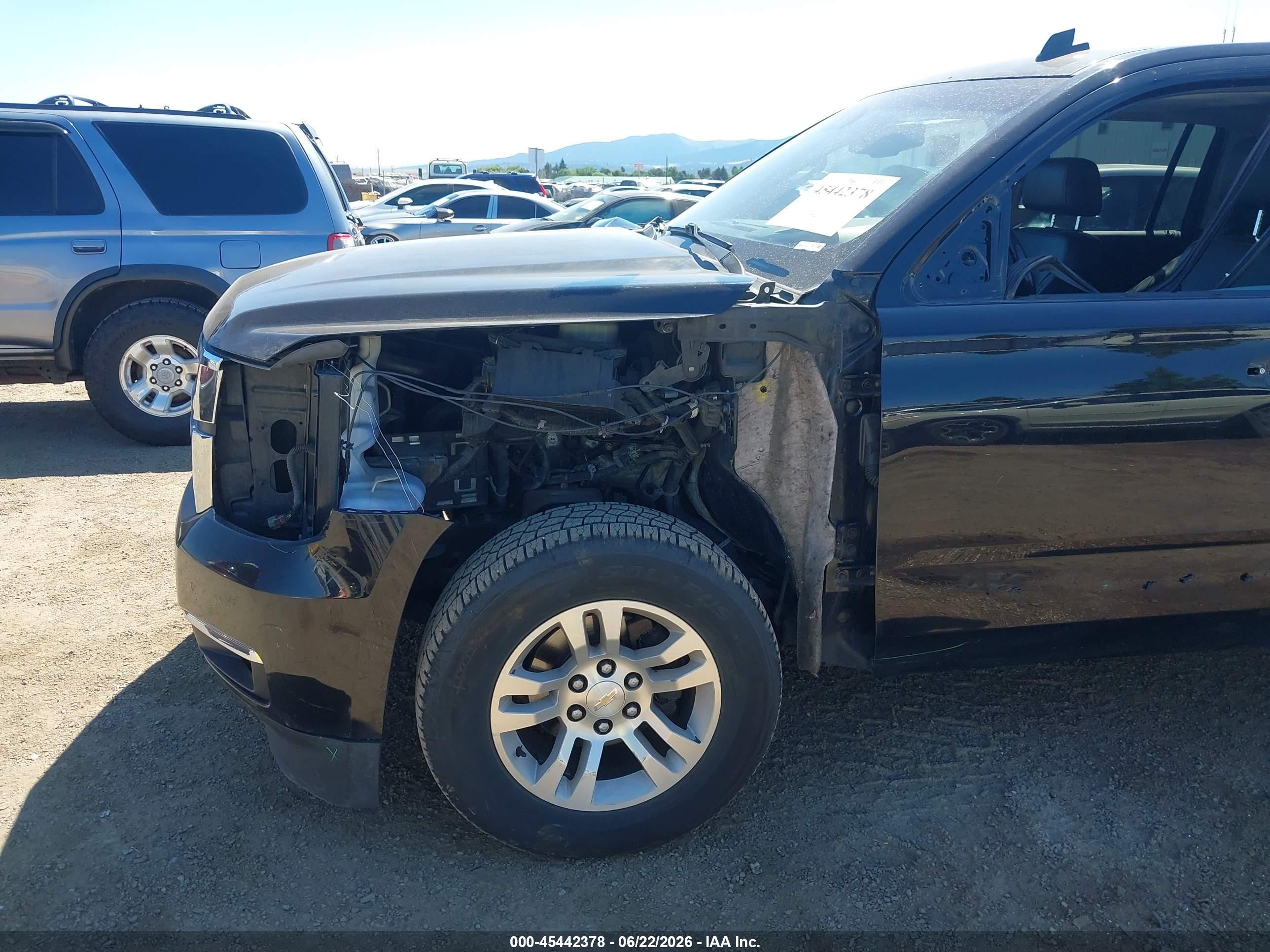 2015 Chevrolet Suburban Ltz Black vin: 1GNSKKKC5FR292603