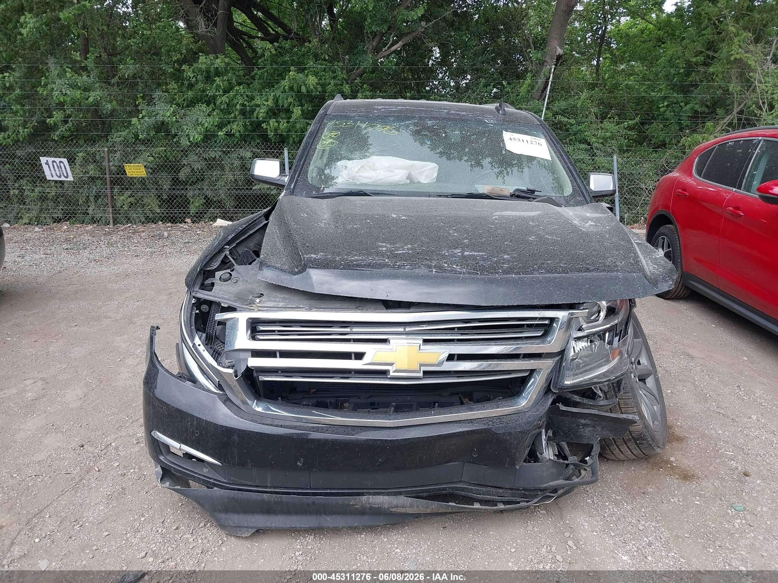 2015 Chevrolet Suburban Ltz Black vin: 1GNSKKKC5FR595929