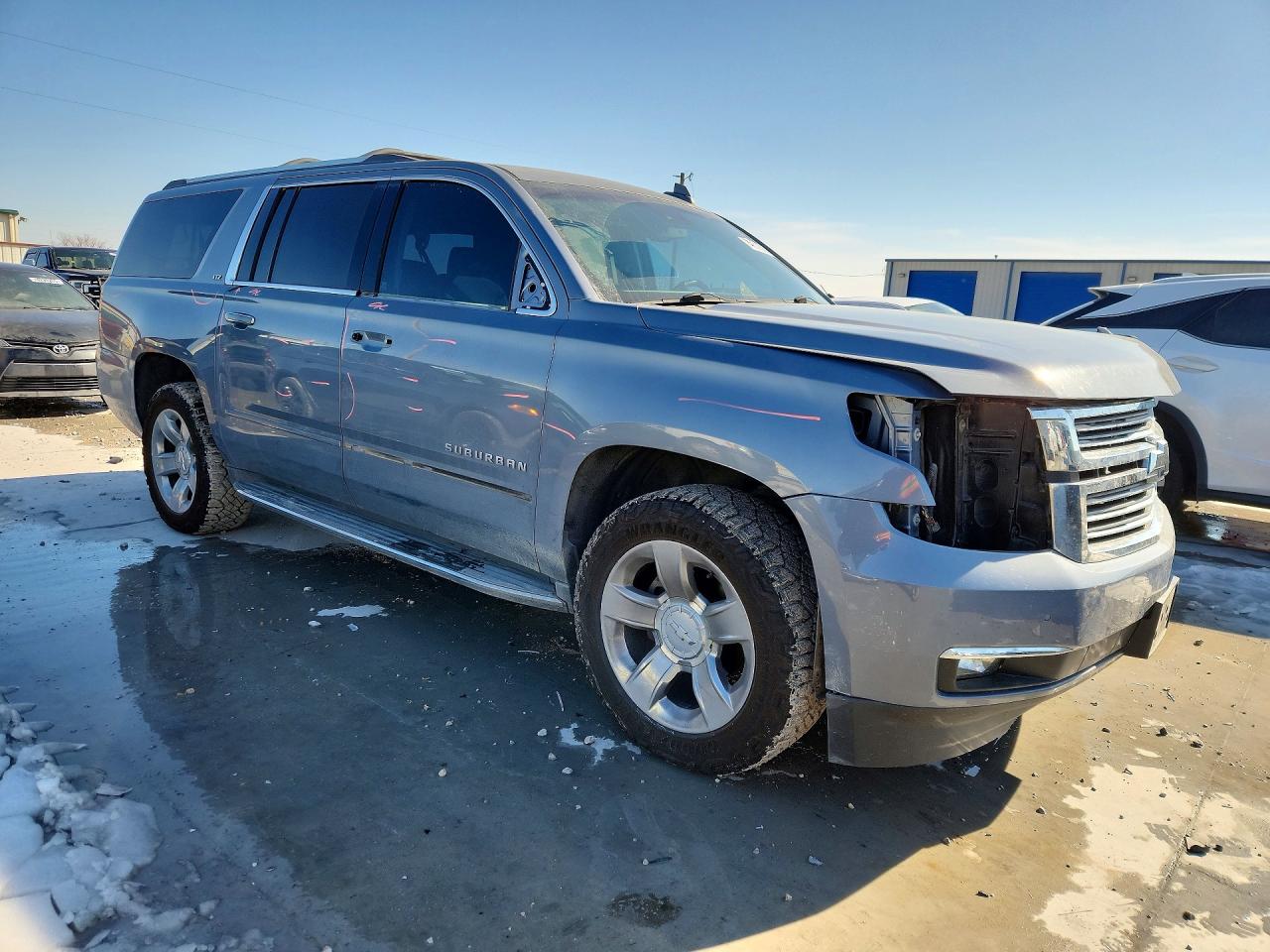 2015 Chevrolet Suburban K1500 Ltz Синий vin: 1GNSKKKC5FR730682
