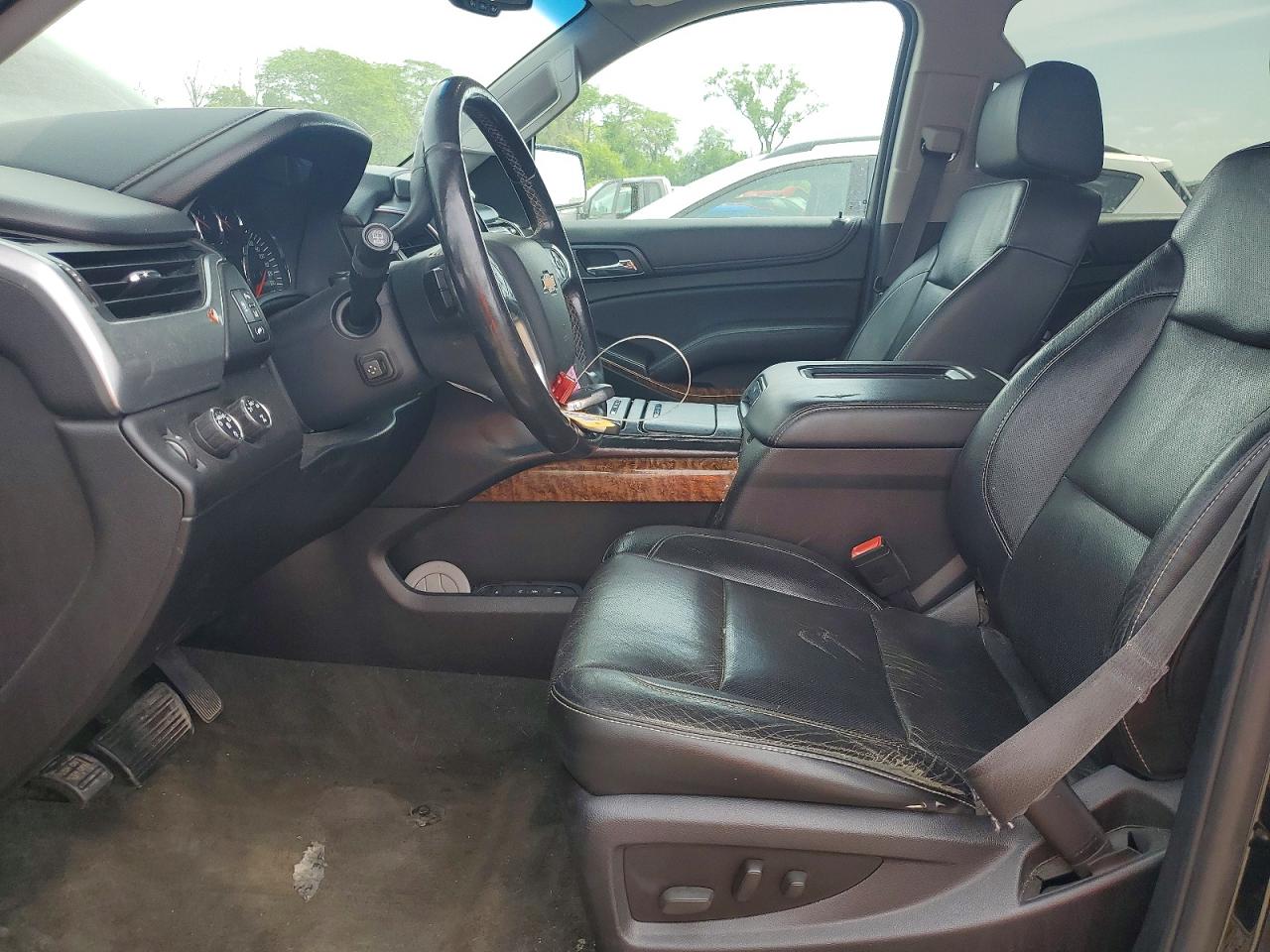 2015 Chevrolet Suburban K1500 Ltz Black vin: 1GNSKKKC6FR146484