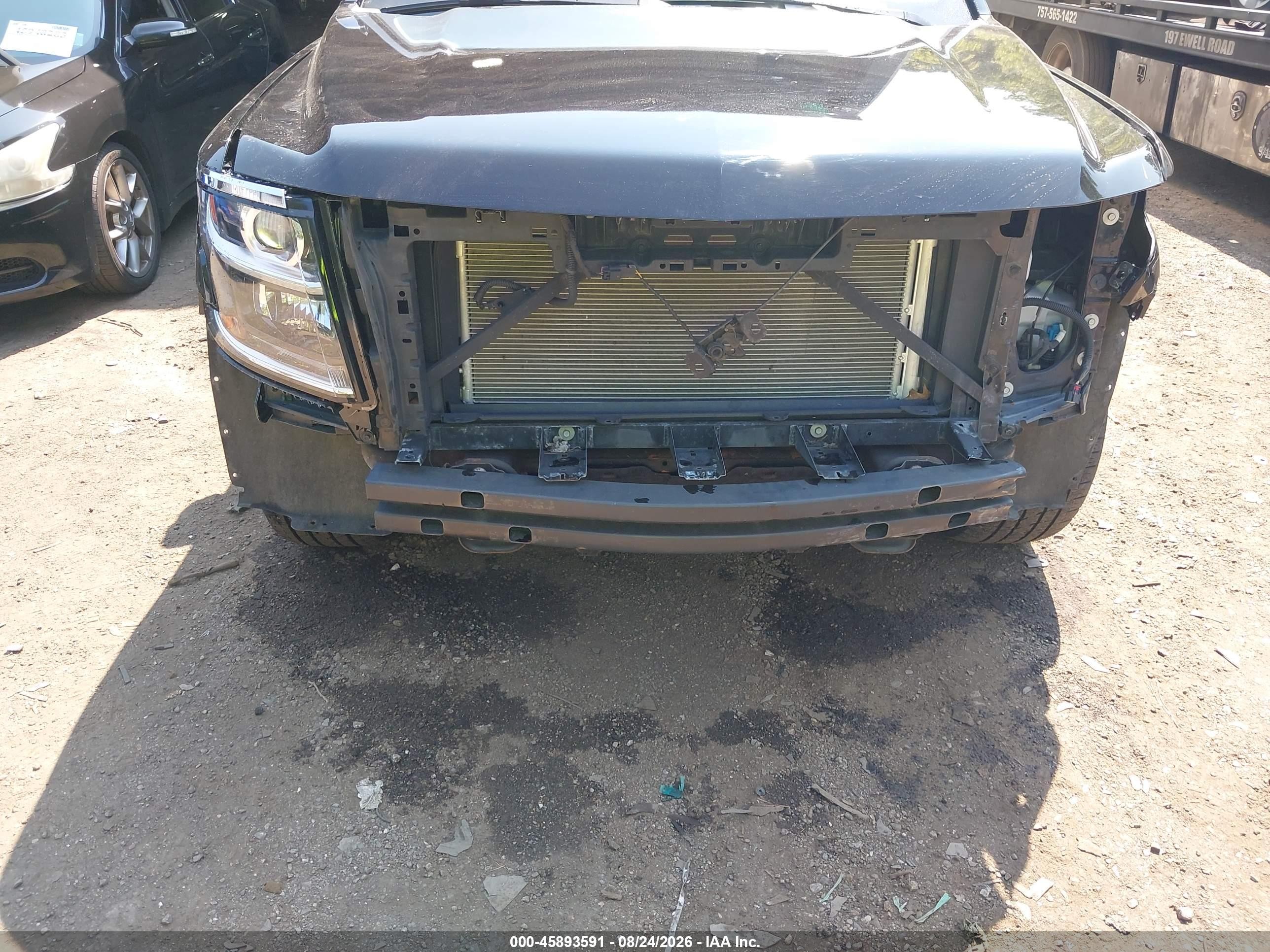 2015 Chevrolet Suburban Ltz Black vin: 1GNSKKKC6FR302104