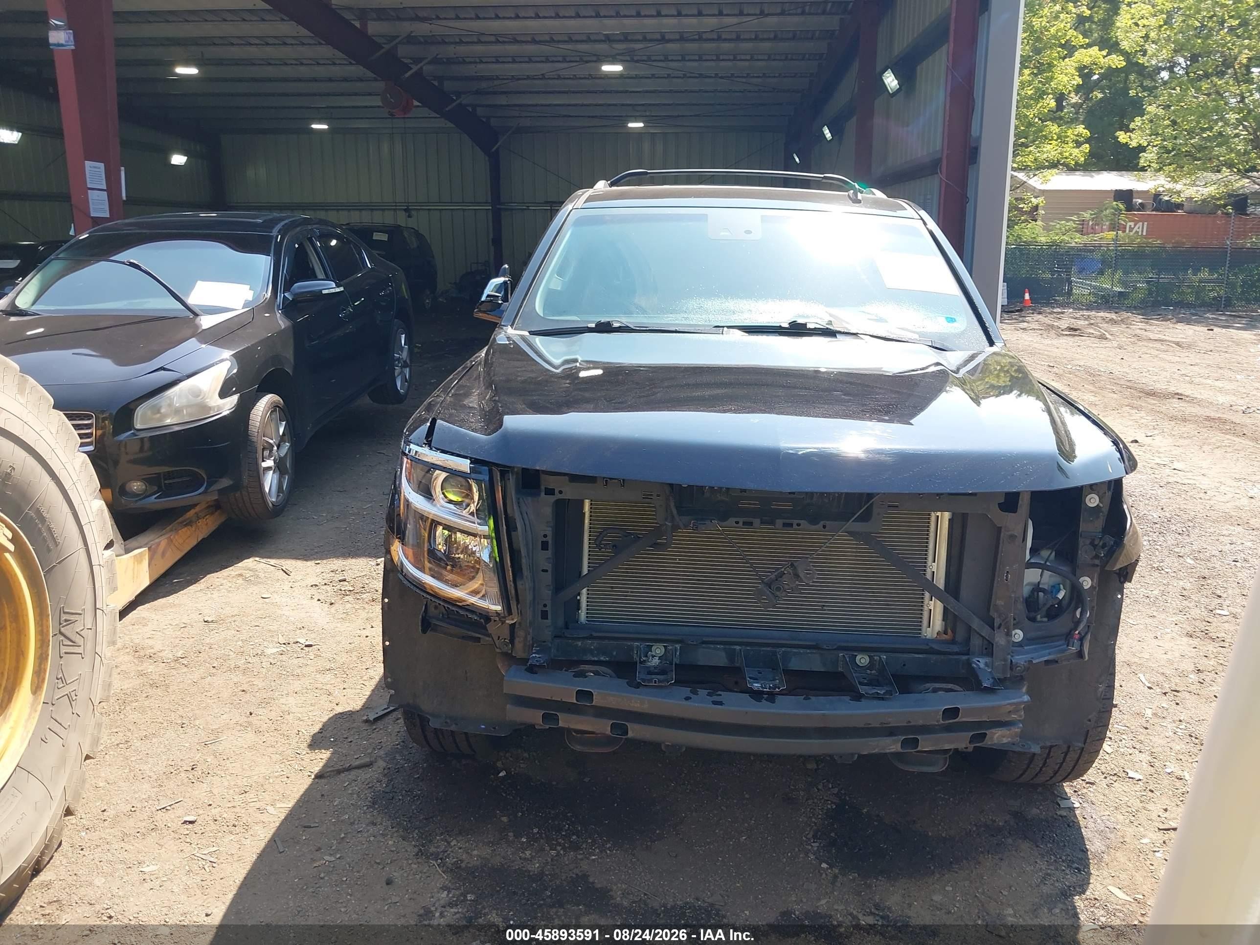 2015 Chevrolet Suburban Ltz Black vin: 1GNSKKKC6FR302104