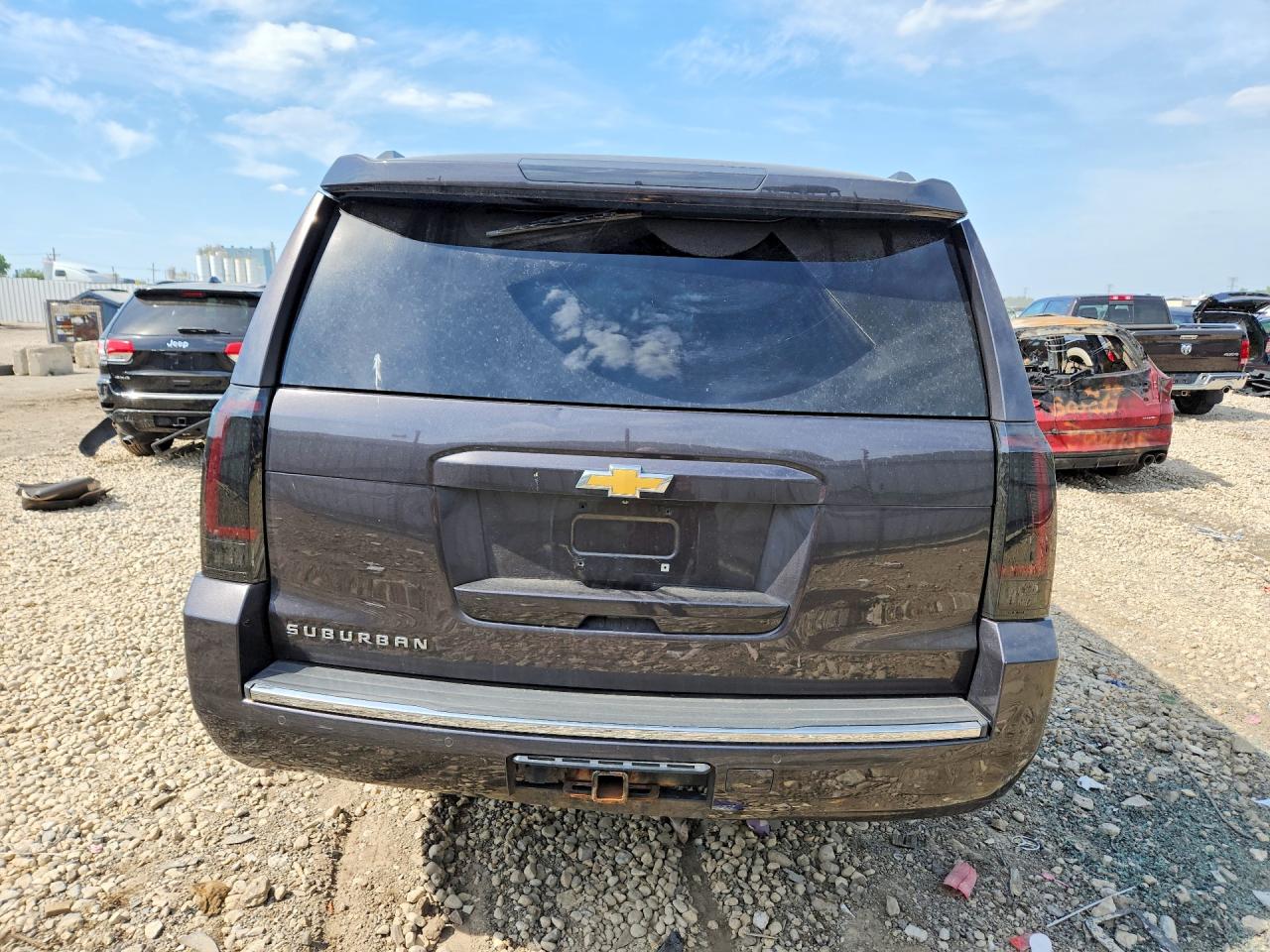 2015 Chevrolet Suburban K1500 Ltz Black vin: 1GNSKKKC6FR539899