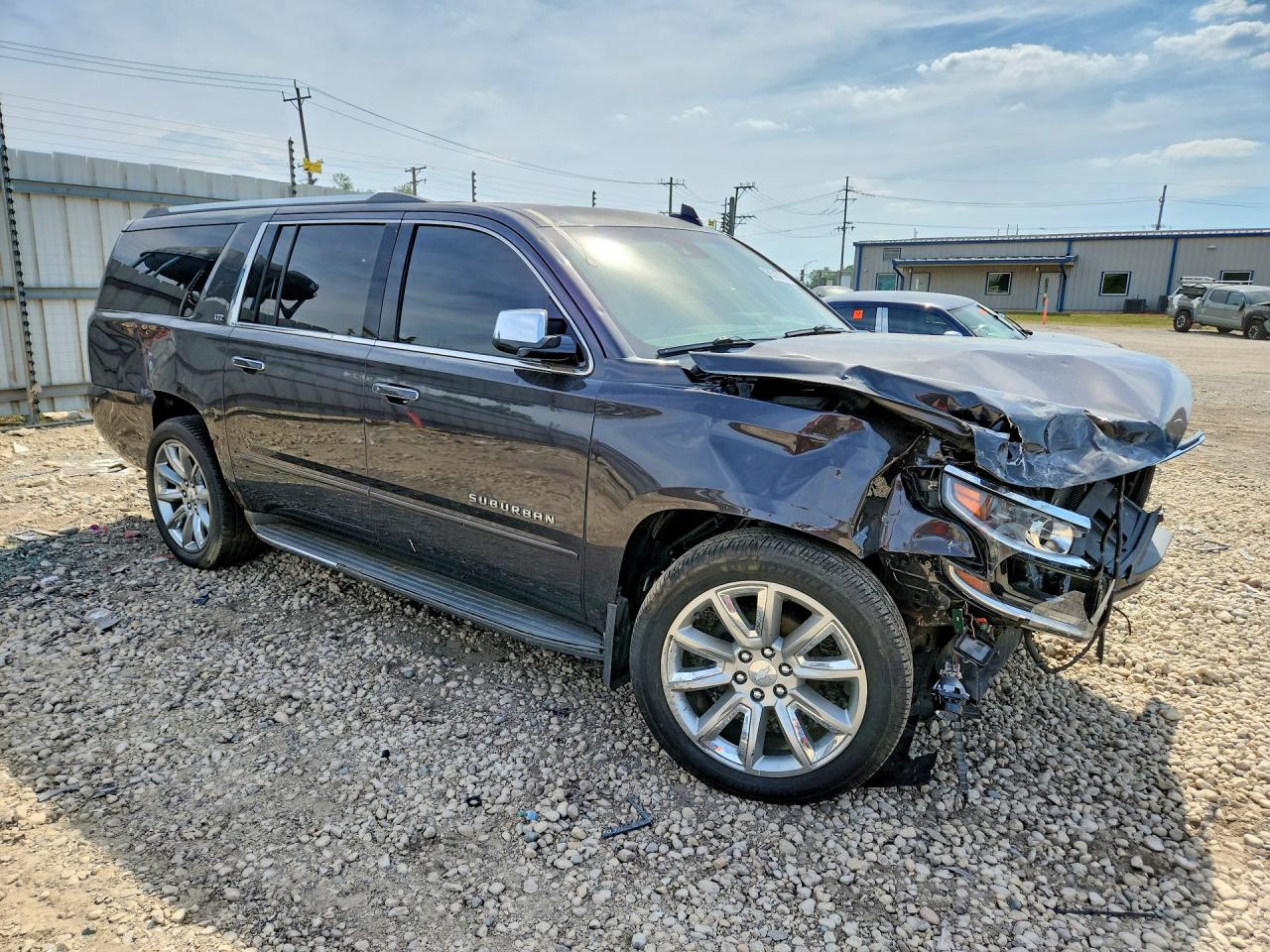 2015 Chevrolet Suburban K1500 Ltz Black vin: 1GNSKKKC6FR539899