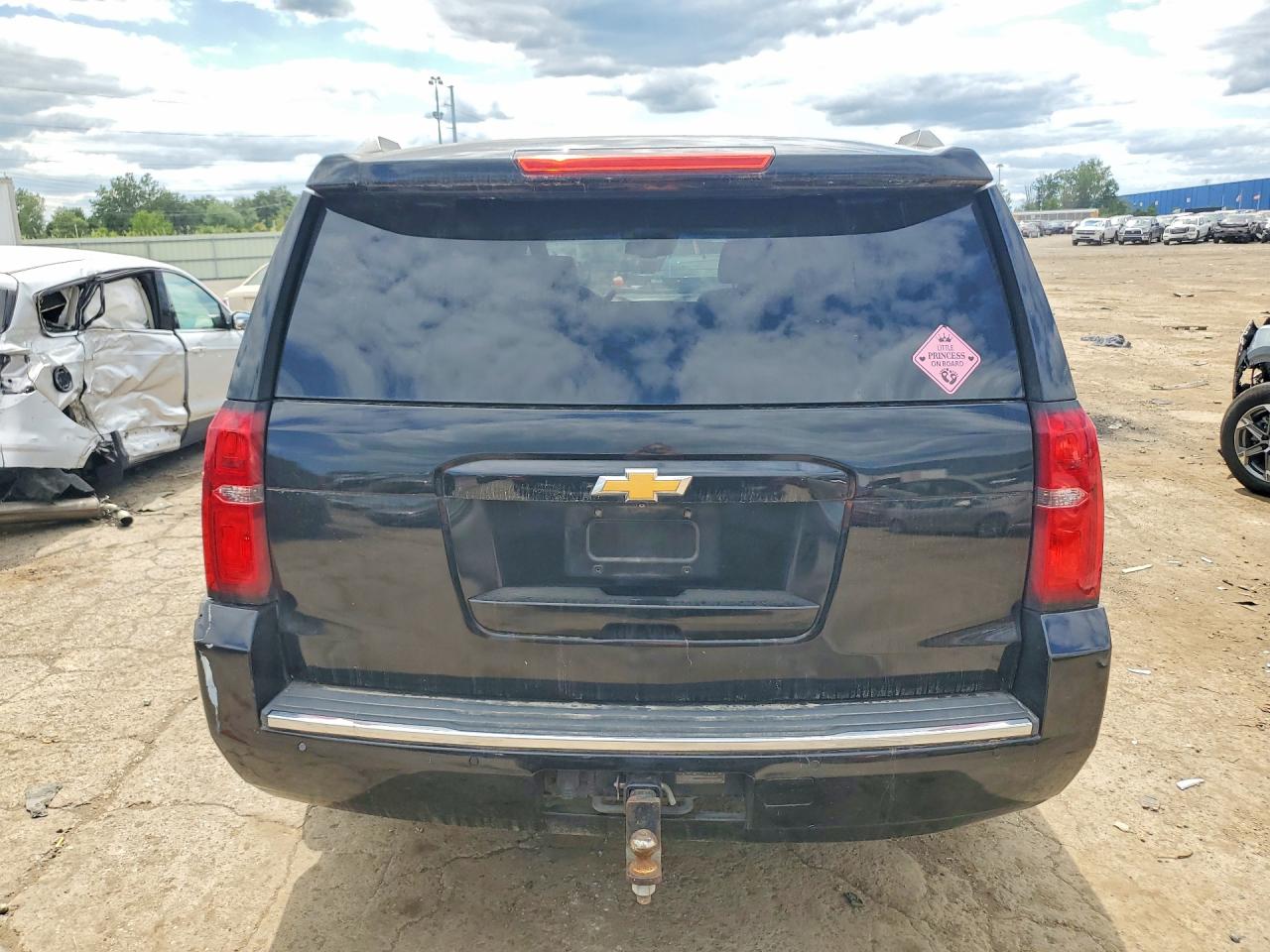 2015 Chevrolet Suburban K1500 Ltz Black vin: 1GNSKKKC7FR287466