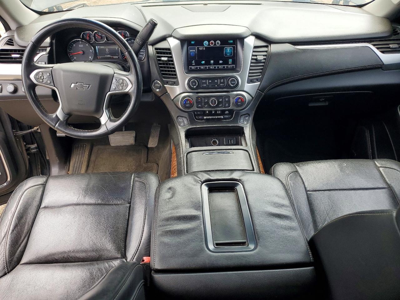 2015 Chevrolet Suburban K1500 Ltz Black vin: 1GNSKKKC7FR287466