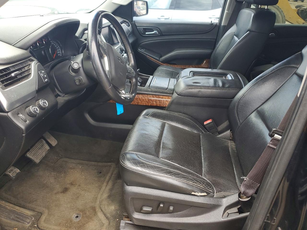 2015 Chevrolet Suburban K1500 Ltz Black vin: 1GNSKKKC7FR287466