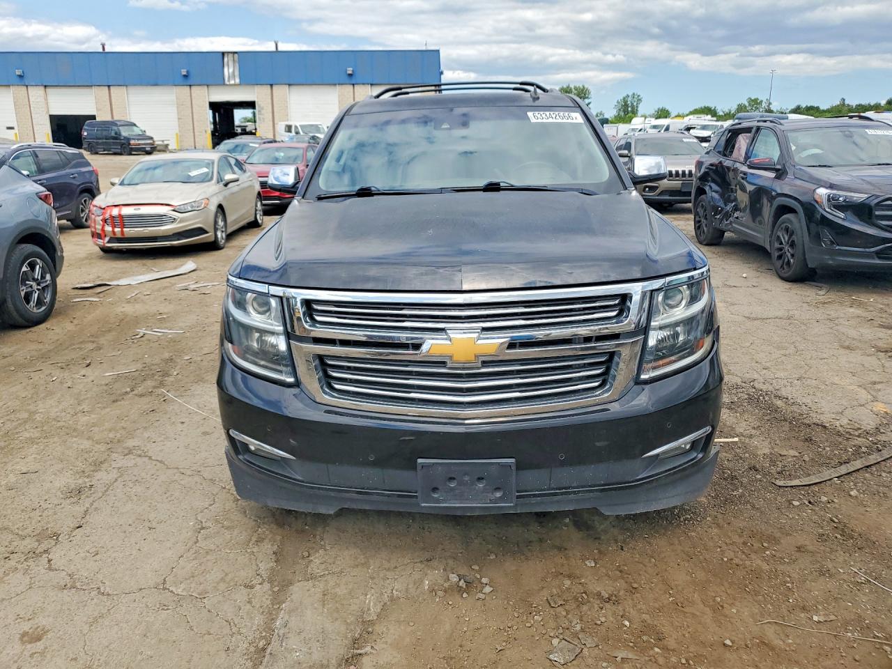 2015 Chevrolet Suburban K1500 Ltz Black vin: 1GNSKKKC7FR287466