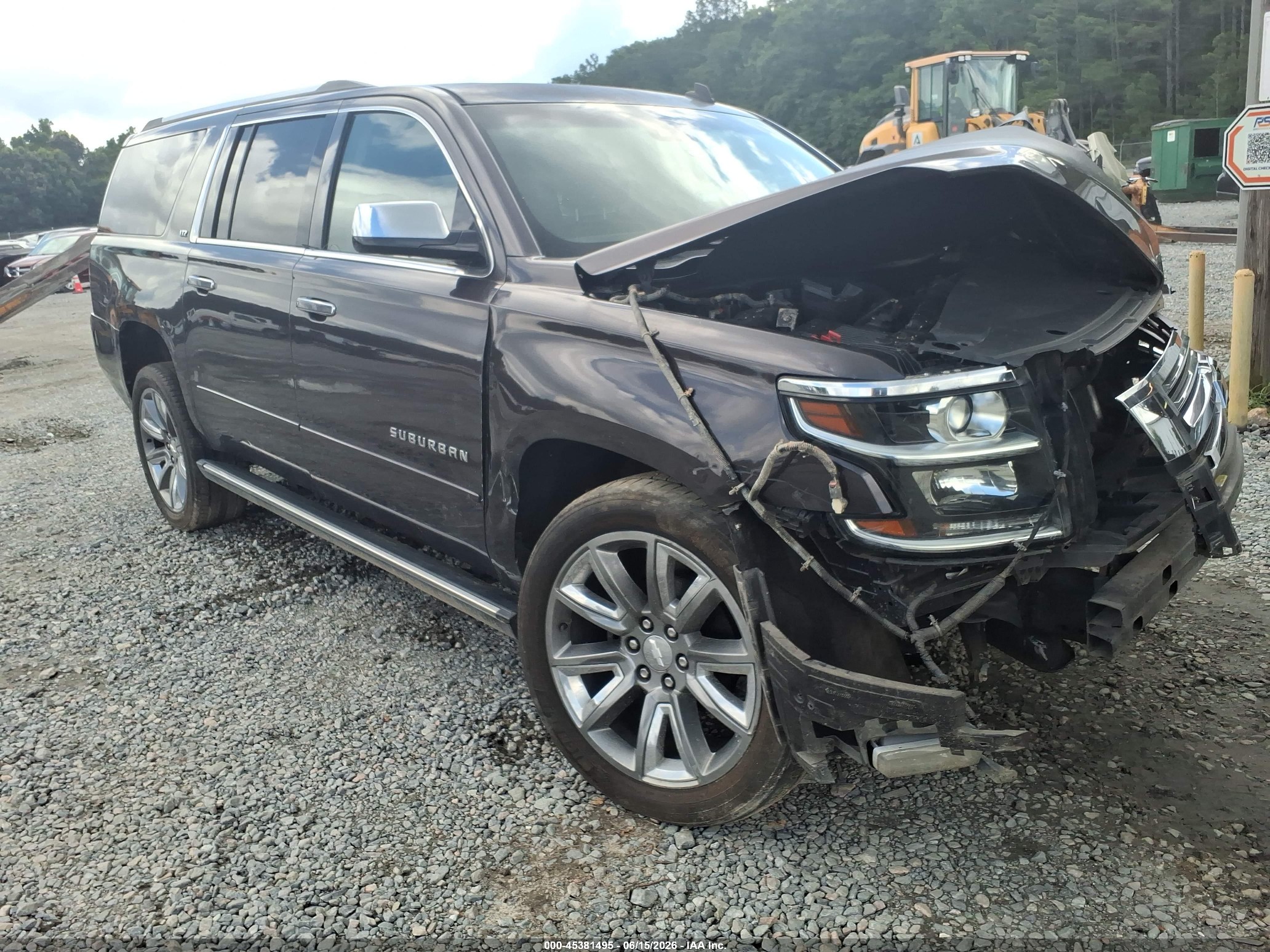 2015 Chevrolet Suburban Ltz Purple vin: 1GNSKKKC7FR289914