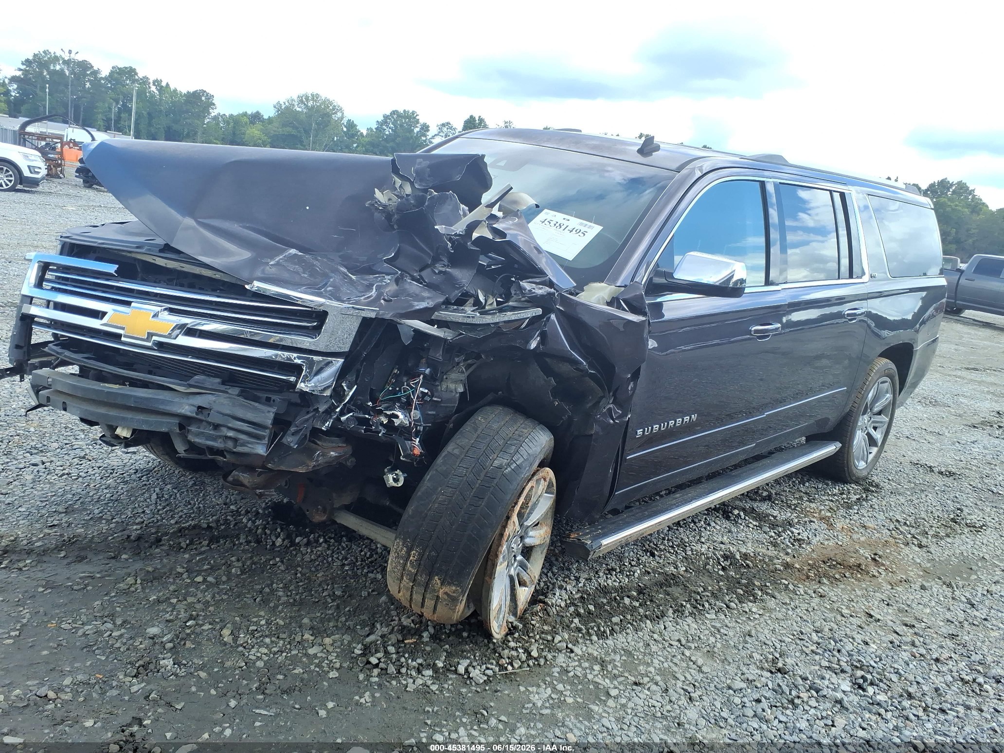2015 Chevrolet Suburban Ltz Purple vin: 1GNSKKKC7FR289914