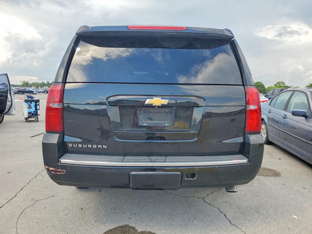 2015 Chevrolet Suburban K1500 Ltz Black vin: 1GNSKKKC7FR303911