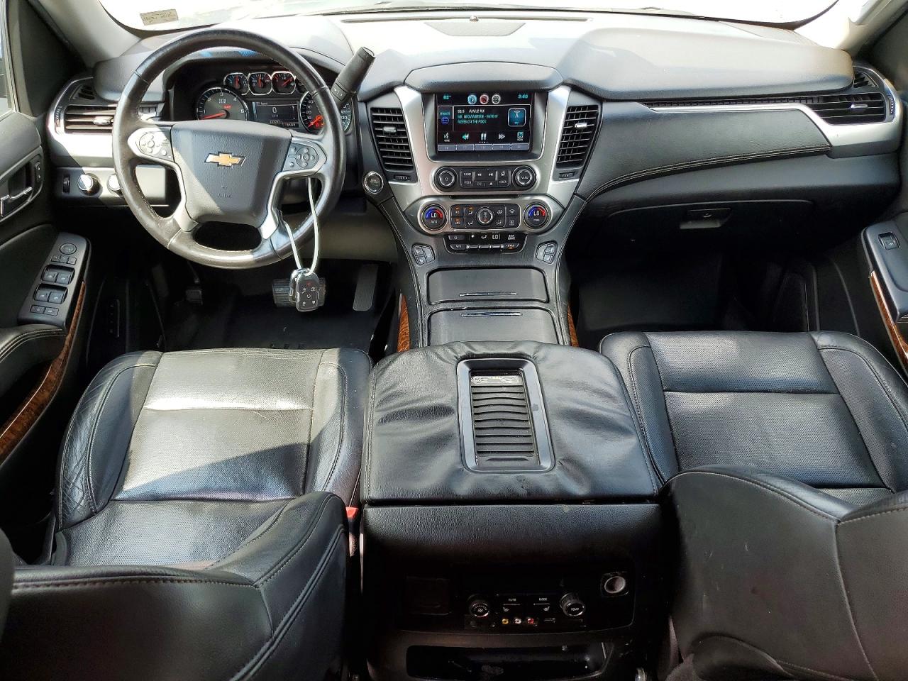 2015 Chevrolet Suburban K1500 Ltz Black vin: 1GNSKKKC7FR642619