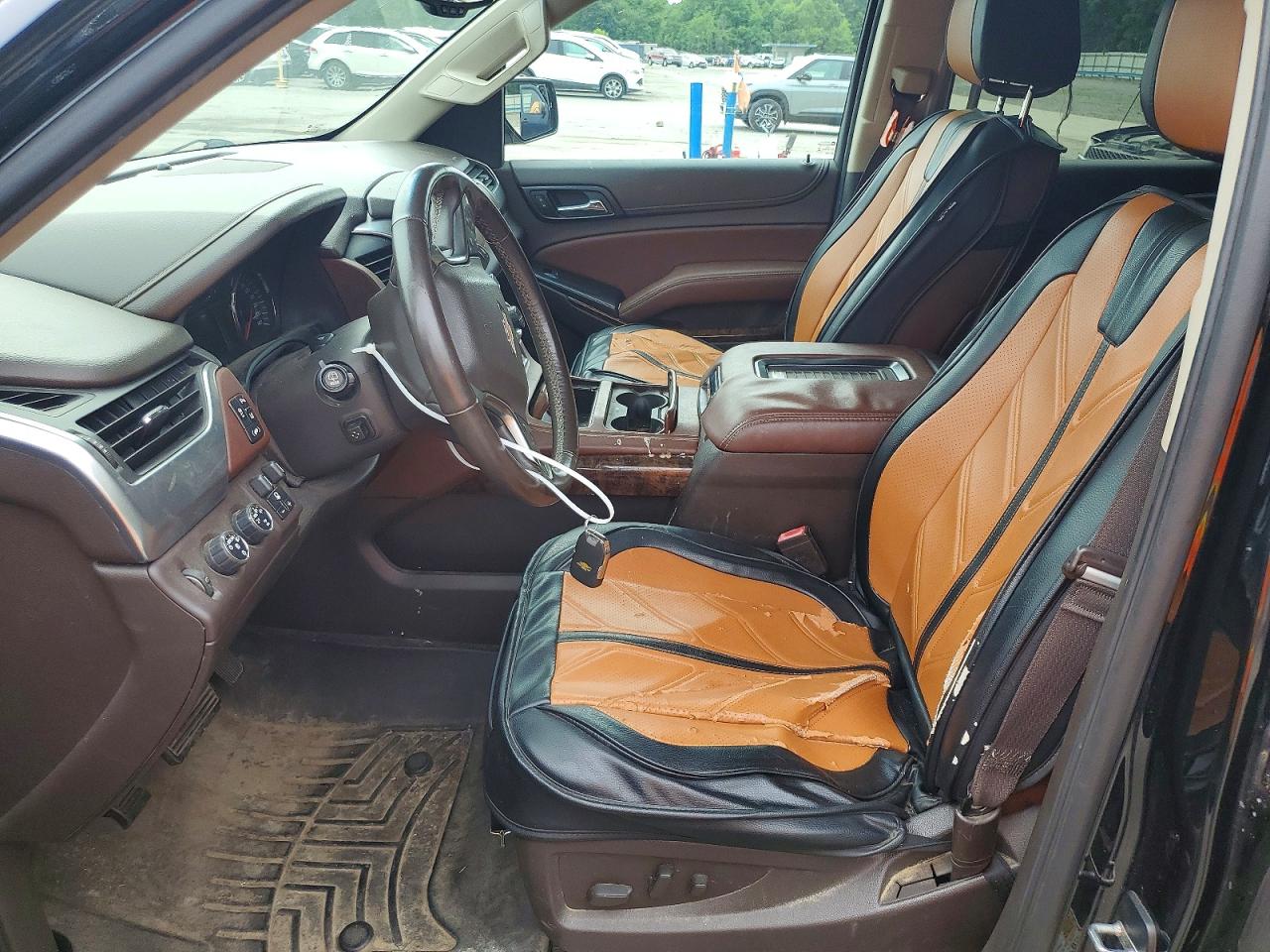 2015 Chevrolet Suburban K1500 Ltz Black vin: 1GNSKKKC7FR675040
