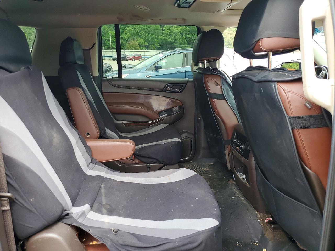 2015 Chevrolet Suburban K1500 Ltz Black vin: 1GNSKKKC7FR675040