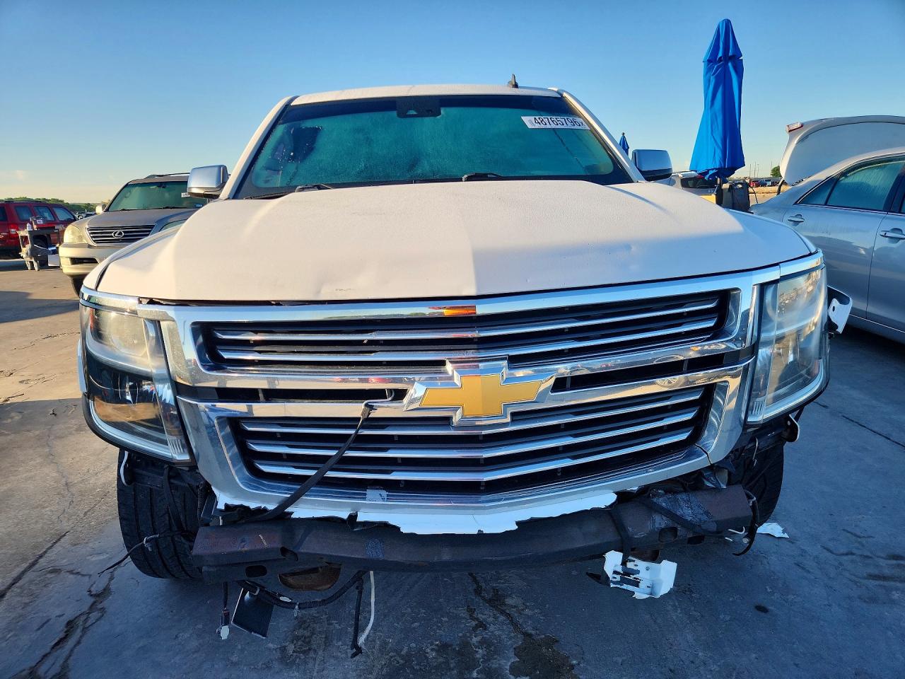 2015 Chevrolet Suburban K1500 Ltz Белый vin: 1GNSKKKC8FR147622