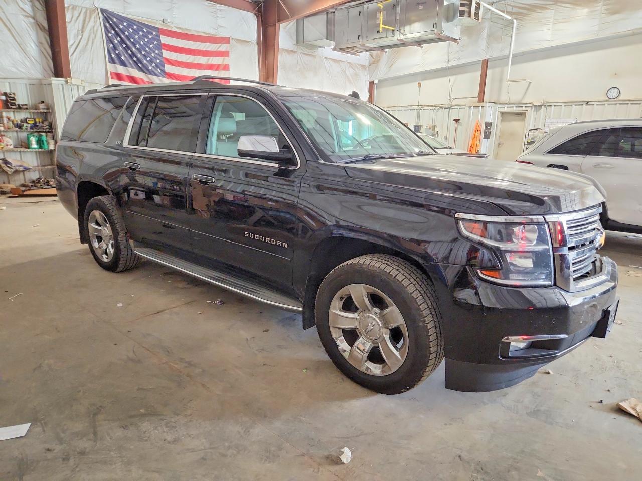 2015 Chevrolet Suburban K1500 Ltz Black vin: 1GNSKKKC8FR240835