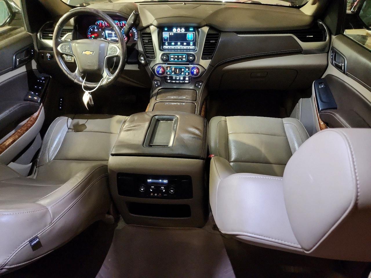 2015 Chevrolet Suburban K1500 Ltz Black vin: 1GNSKKKC8FR240835