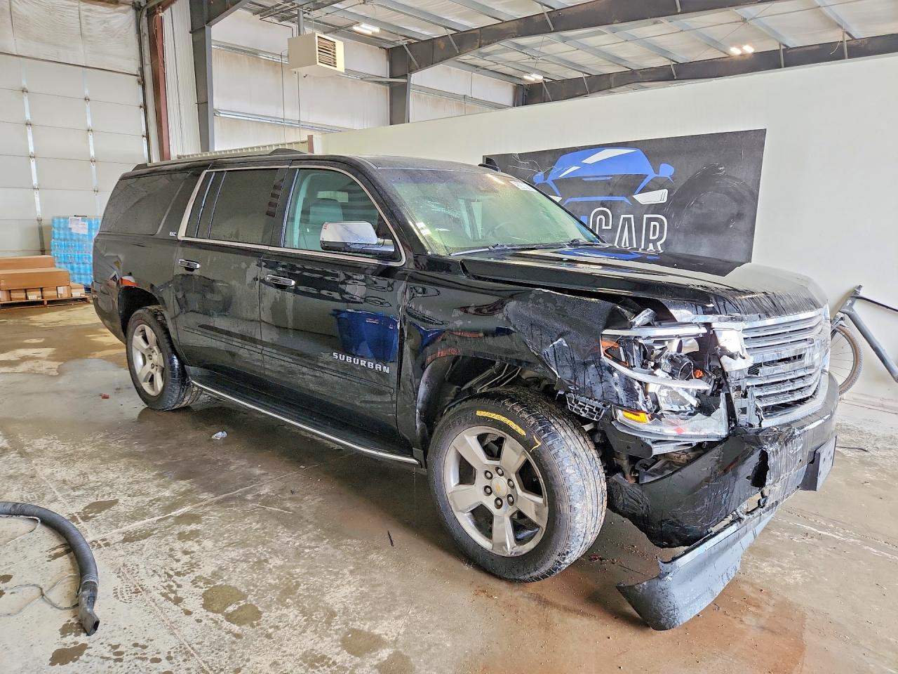 2015 Chevrolet Suburban K1500 Ltz Black vin: 1GNSKKKC8FR691909