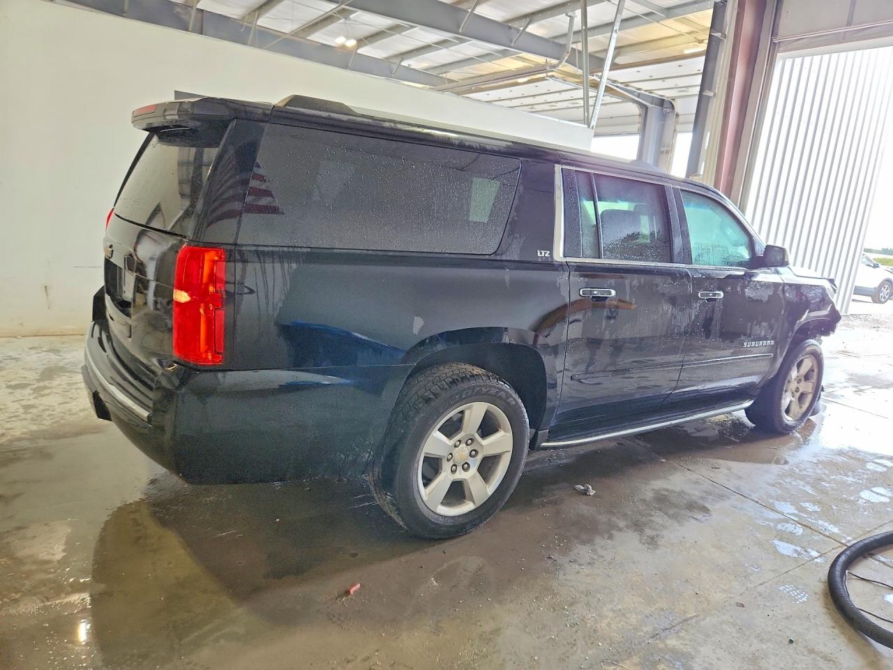 2015 Chevrolet Suburban K1500 Ltz Black vin: 1GNSKKKC8FR691909