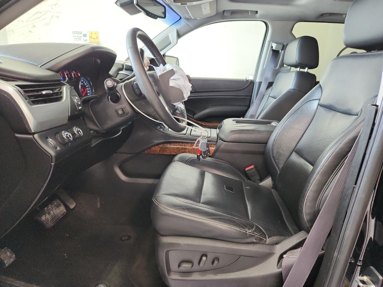 2015 Chevrolet Suburban K1500 Ltz Black vin: 1GNSKKKC8FR691909 Damage: Left Front Seat Cushion, Worn, Replacement Required