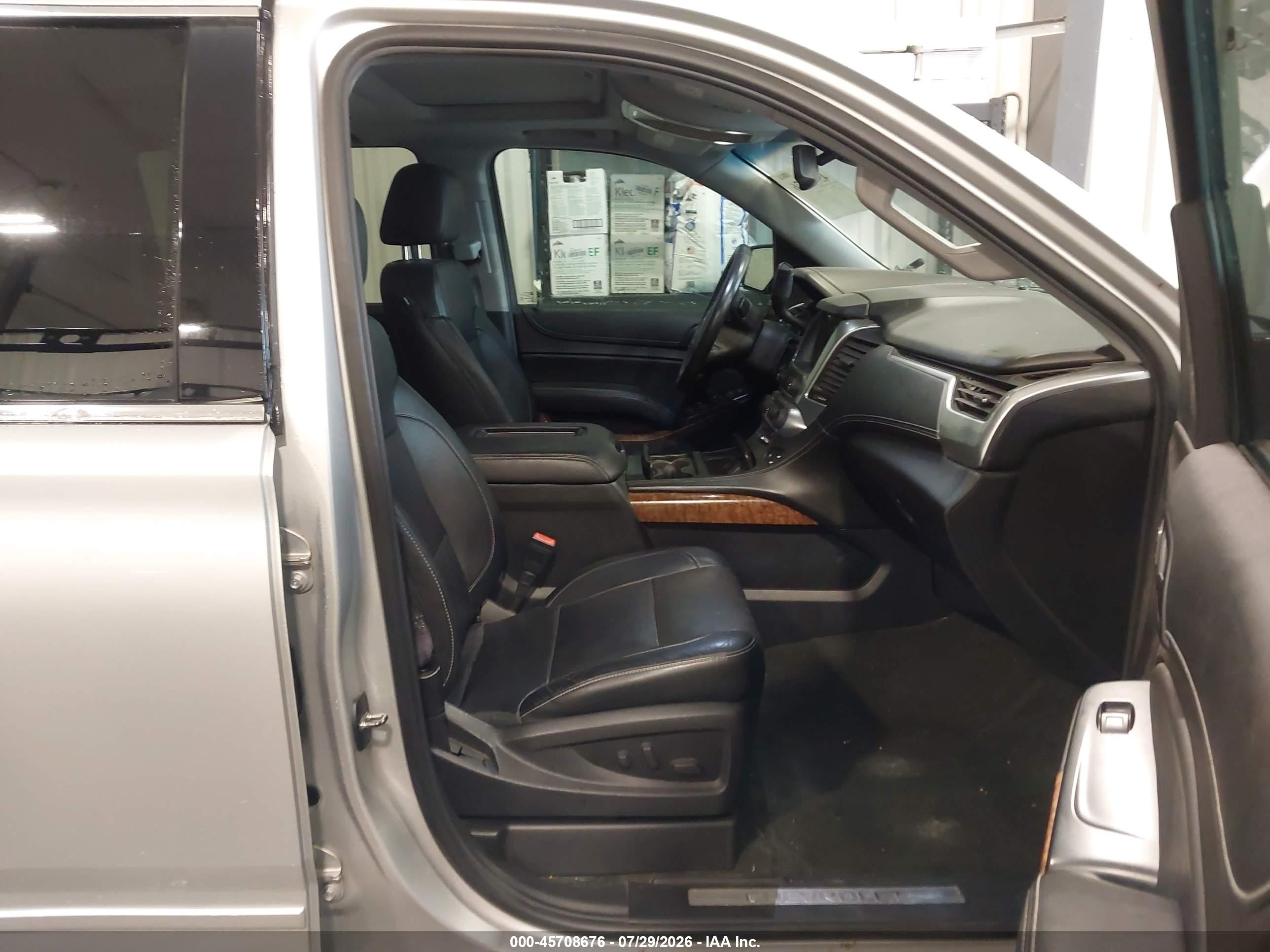2015 Chevrolet Suburban Ltz Silver vin: 1GNSKKKCXFR219159