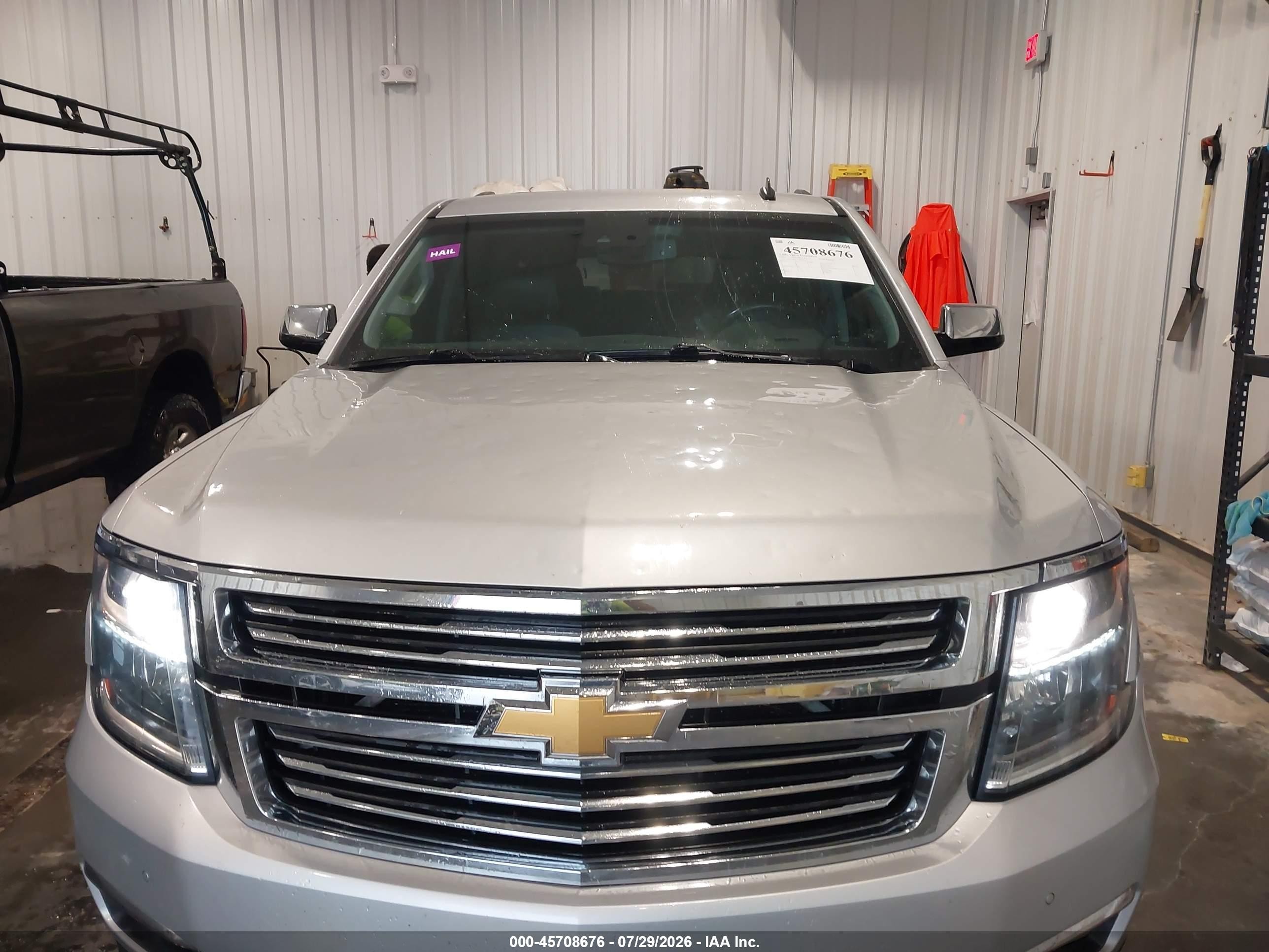 2015 Chevrolet Suburban Ltz Silver vin: 1GNSKKKCXFR219159
