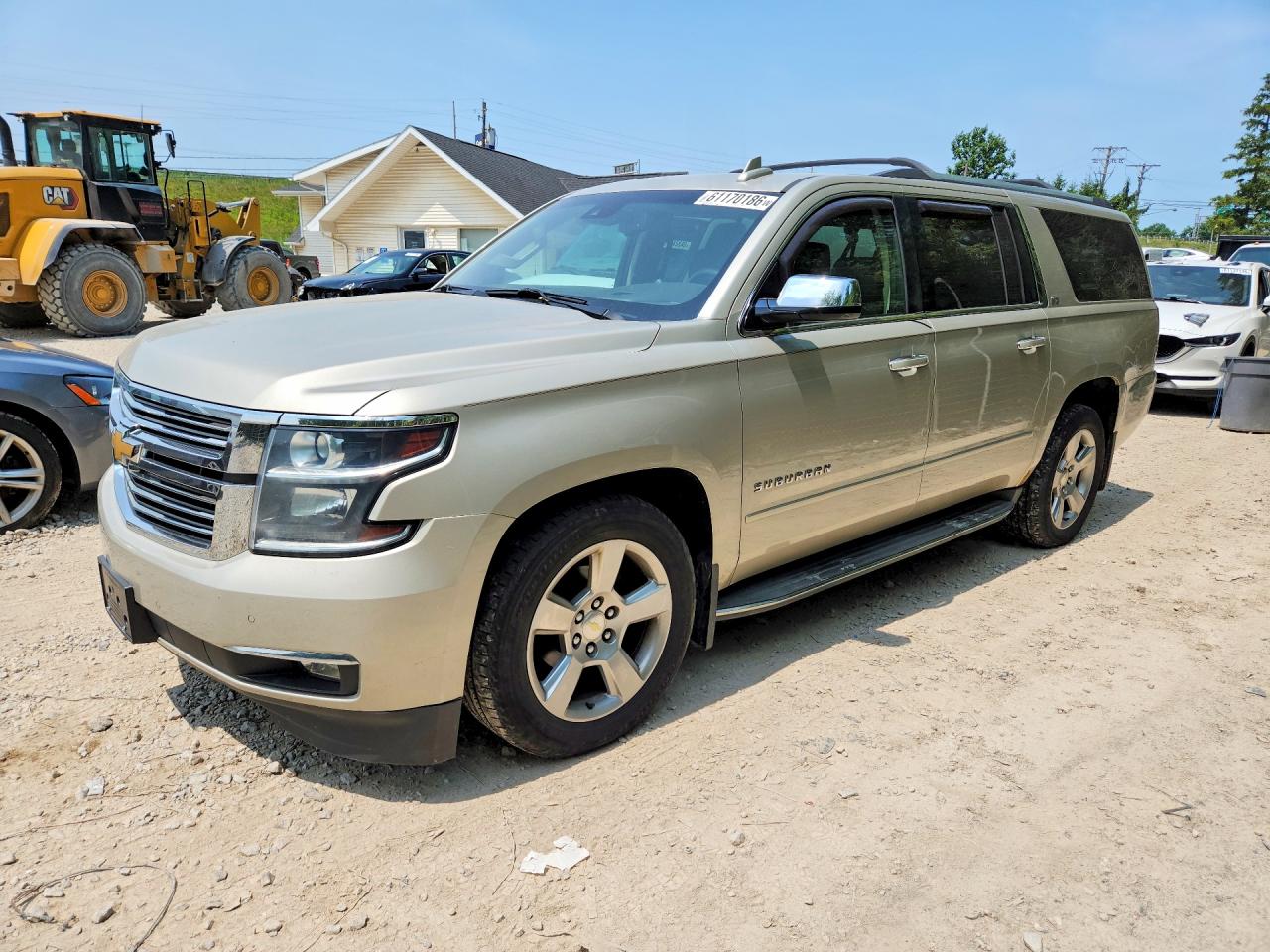 2015 Chevrolet Suburban K1500 Ltz Beige vin: 1GNSKKKCXFR507523