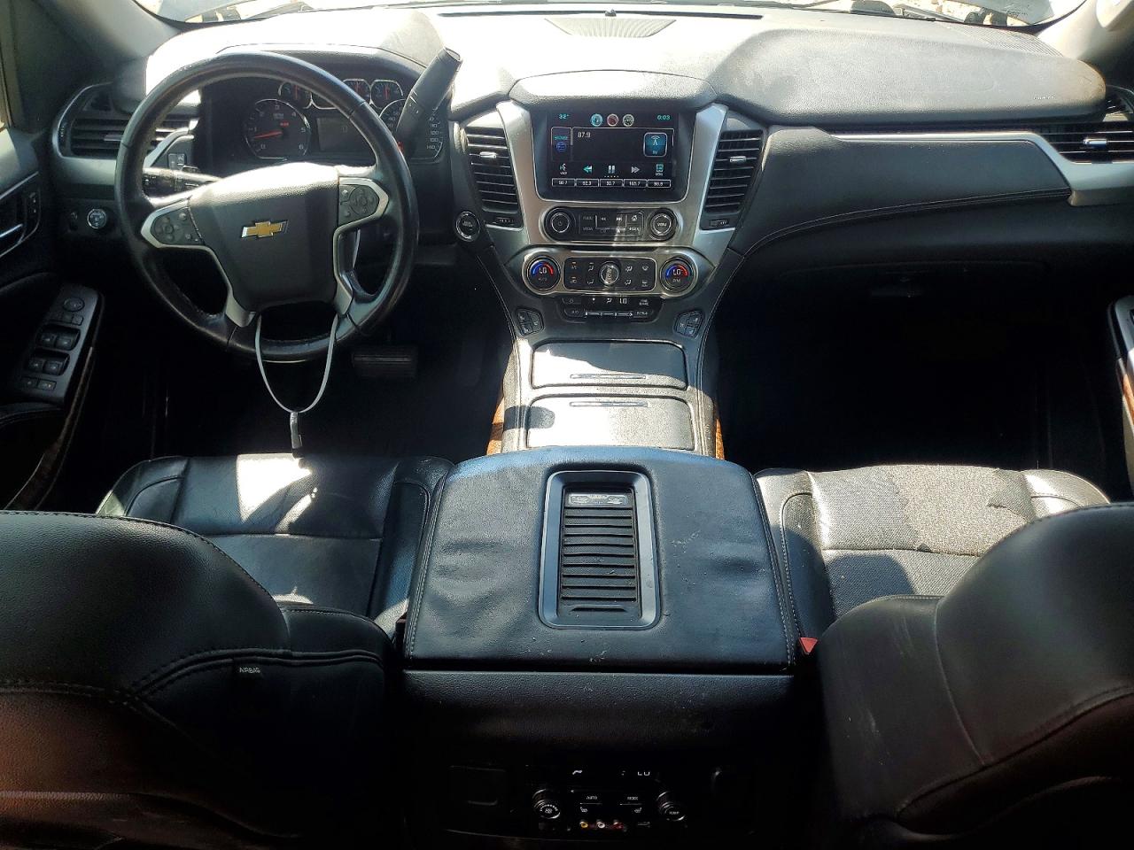 2015 Chevrolet Suburban K1500 Ltz Black vin: 1GNSKKKCXFR641948