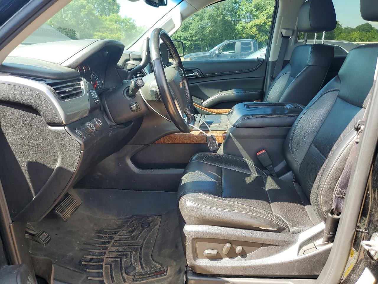 2015 Chevrolet Suburban K1500 Ltz Black vin: 1GNSKKKCXFR641948