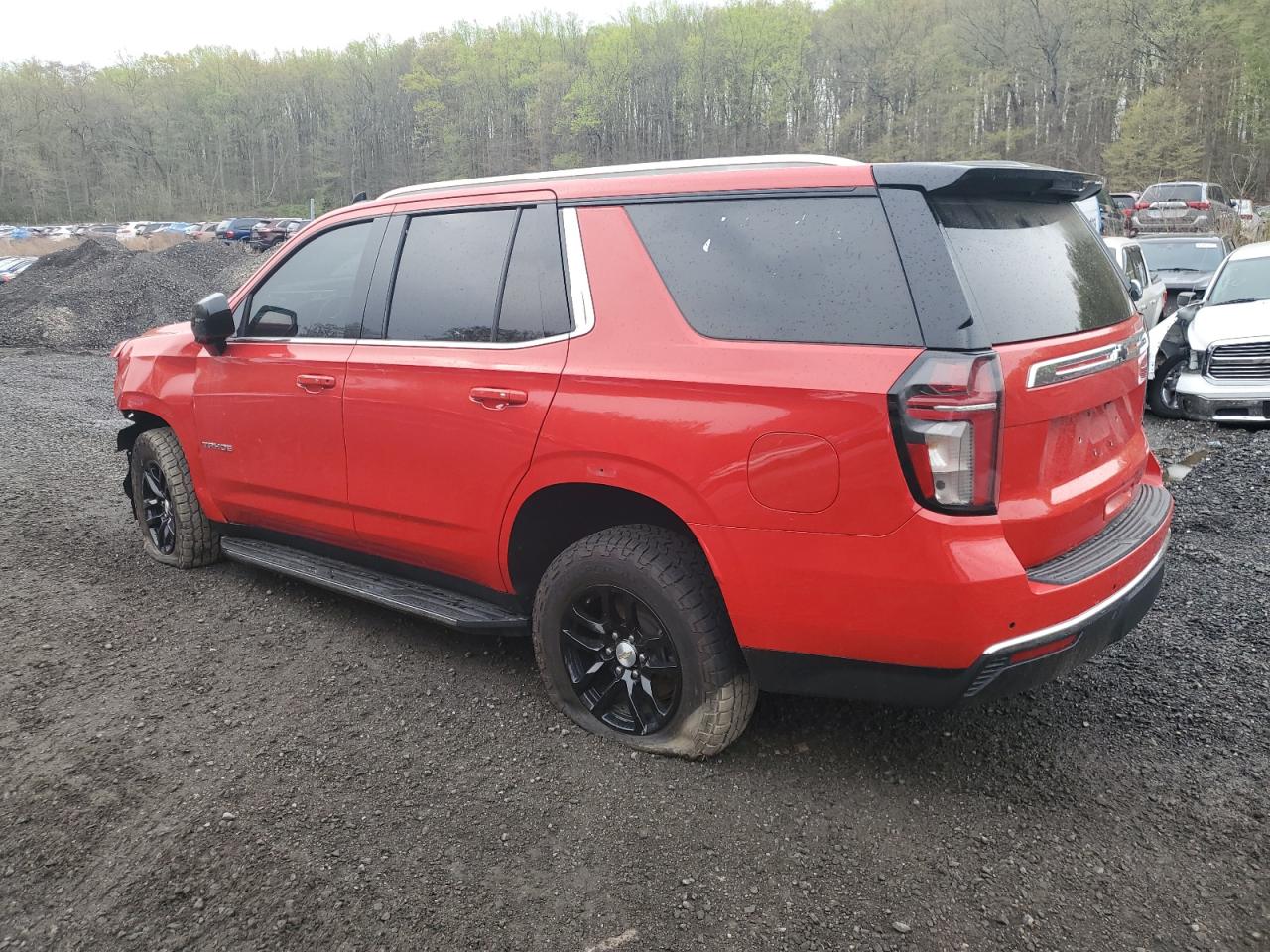 2021 Chevrolet Tahoe K1500 Ls Красный vin: 1GNSKMKD2MR462238