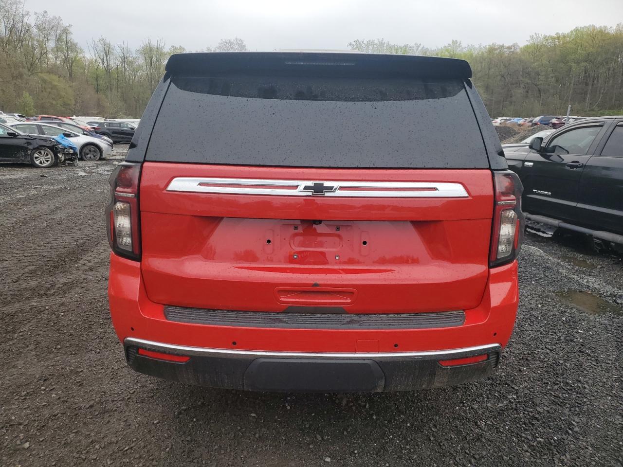 2021 Chevrolet Tahoe K1500 Ls Красный vin: 1GNSKMKD2MR462238