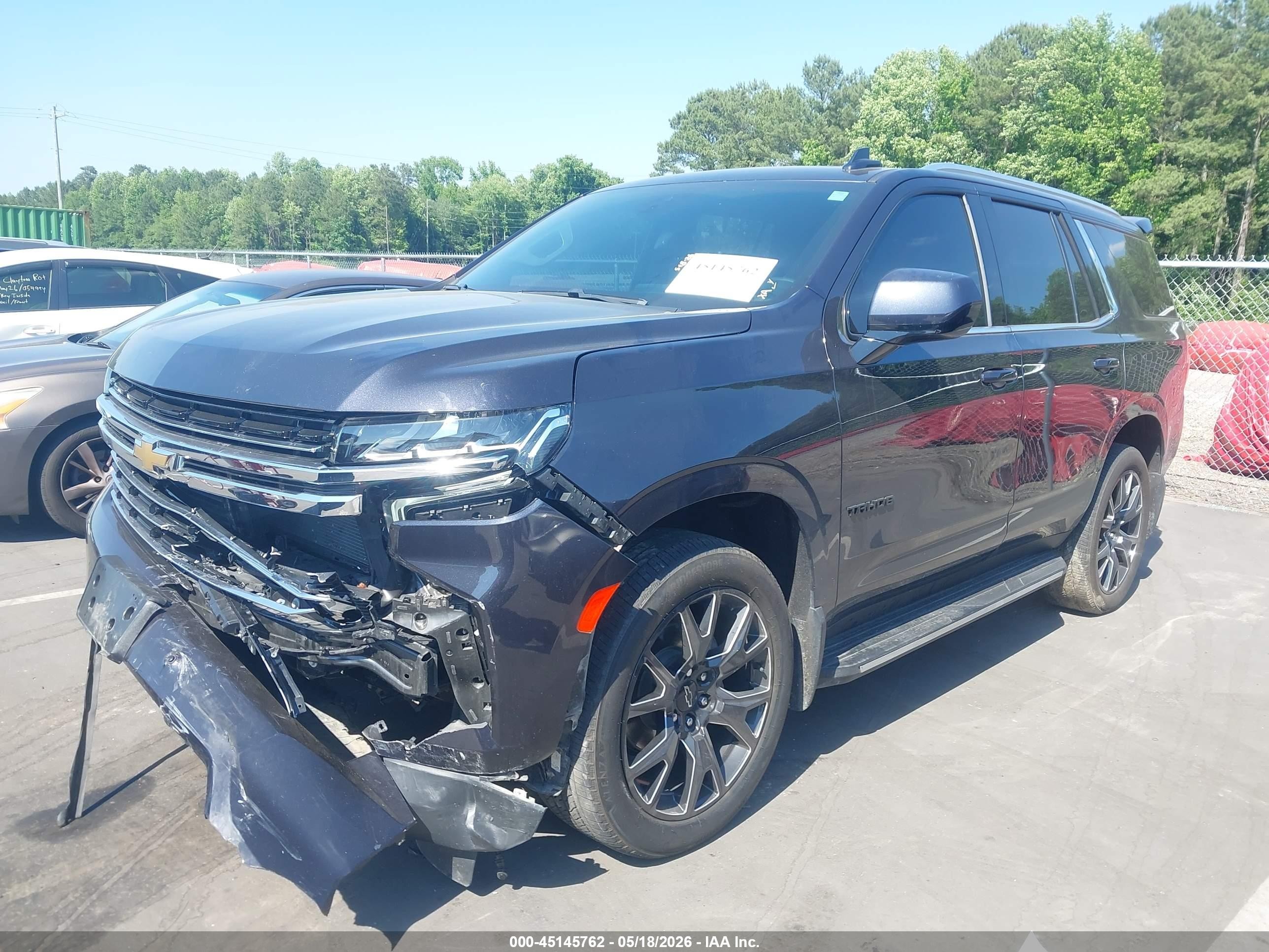 2023 Chevrolet Tahoe Lt Серый vin: 1GNSKNKD4PR228211