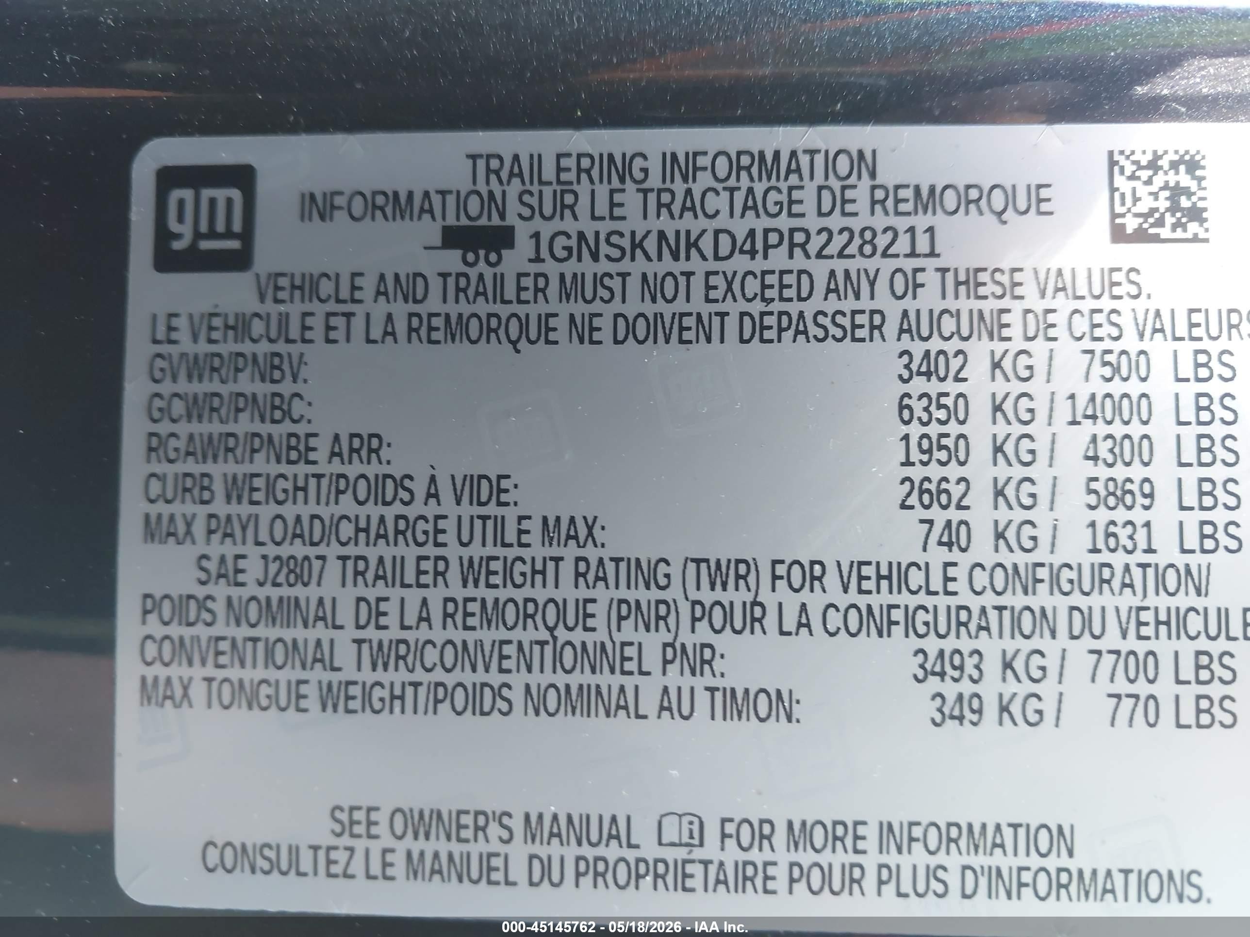 2023 Chevrolet Tahoe Lt Серый vin: 1GNSKNKD4PR228211