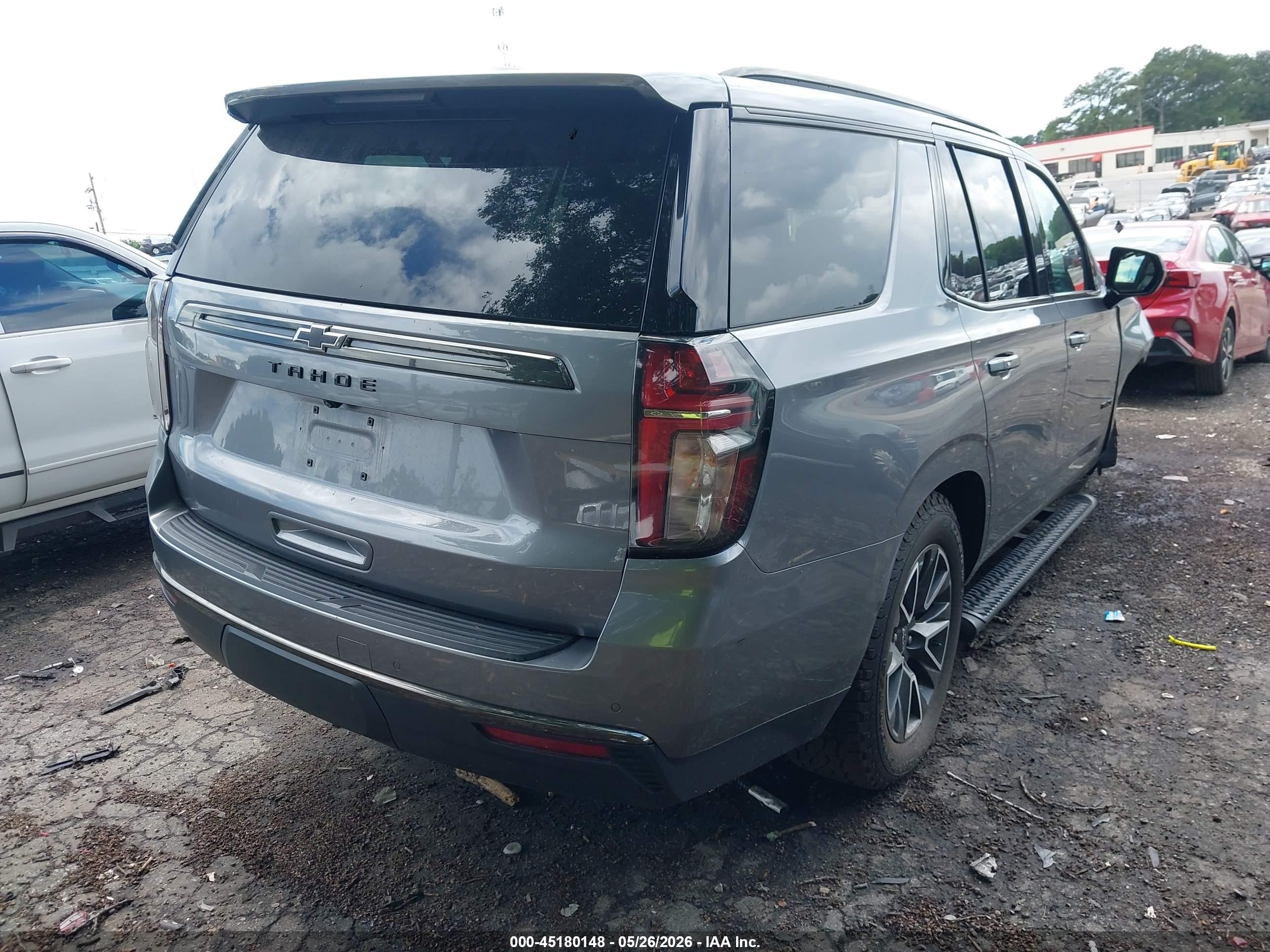 2021 Chevrolet Tahoe 4wd Z71 Gray vin: 1GNSKPKD3MR478949