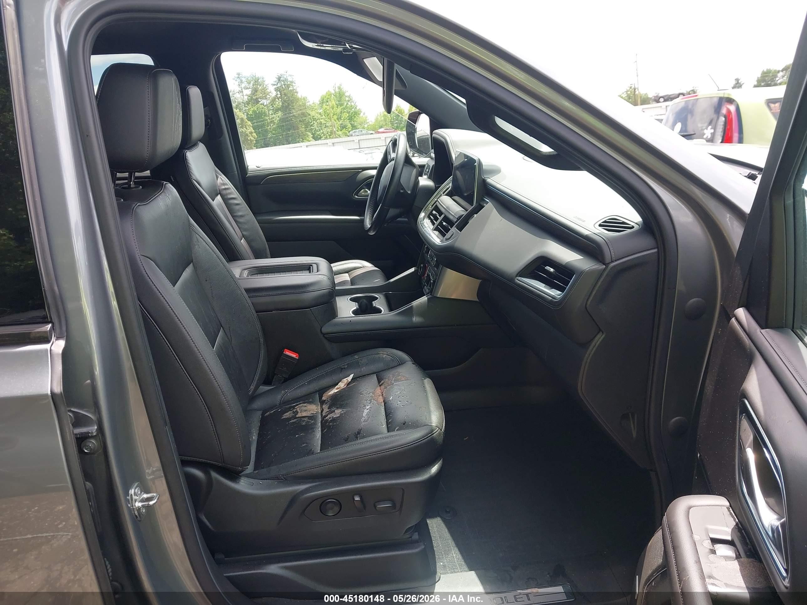 2021 Chevrolet Tahoe 4wd Z71 Gray vin: 1GNSKPKD3MR478949