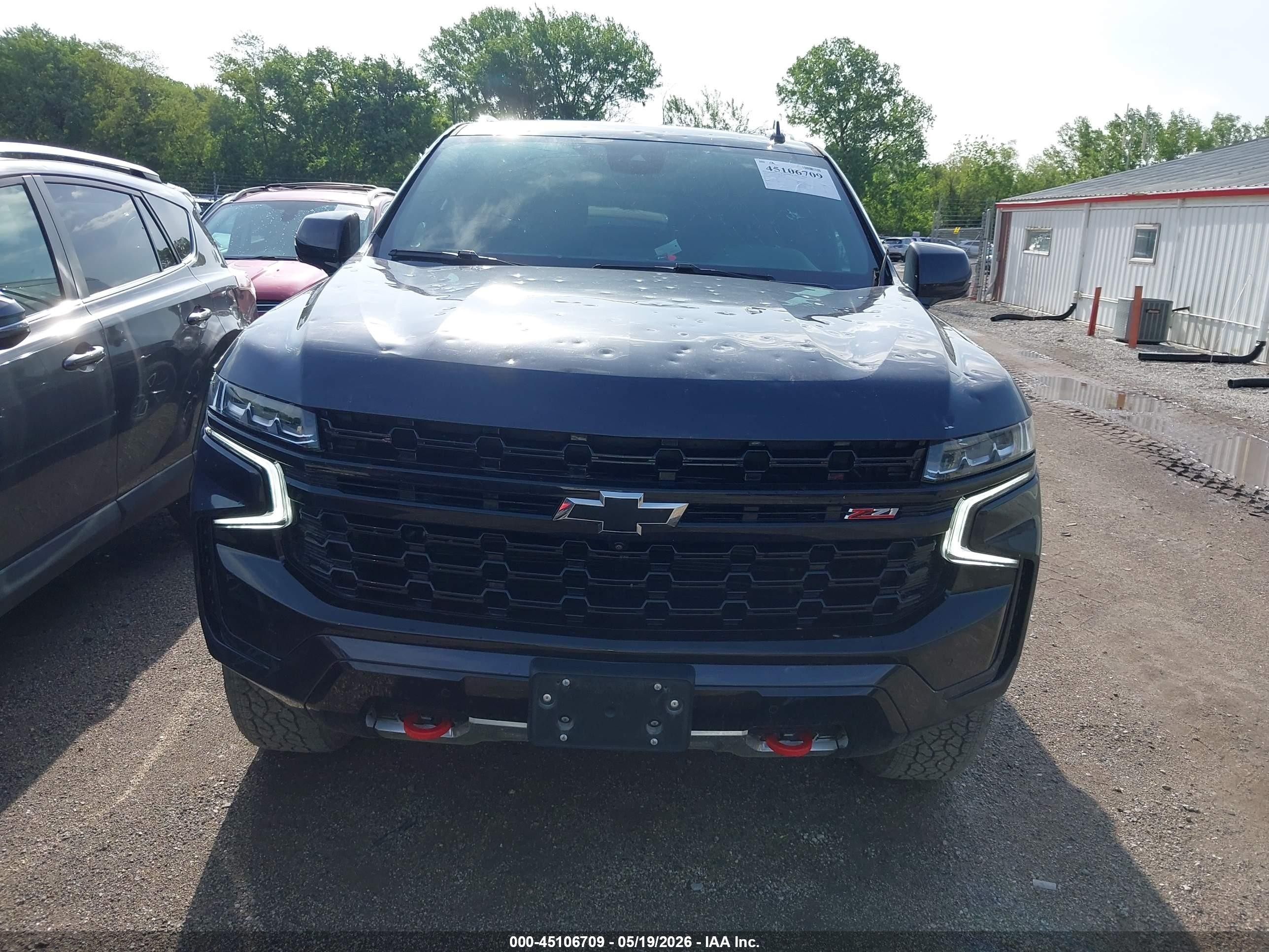 2023 Chevrolet Tahoe 4wd Z71 Black vin: 1GNSKPKD3PR101560