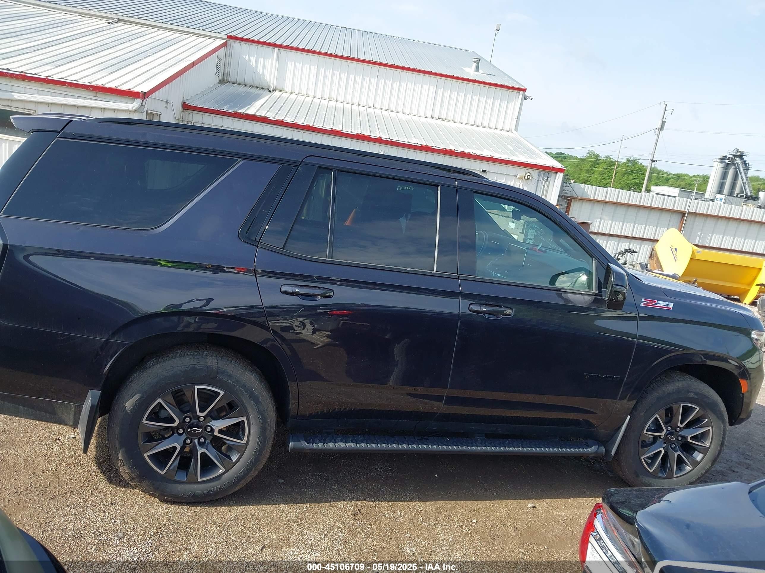 2023 Chevrolet Tahoe 4wd Z71 Black vin: 1GNSKPKD3PR101560