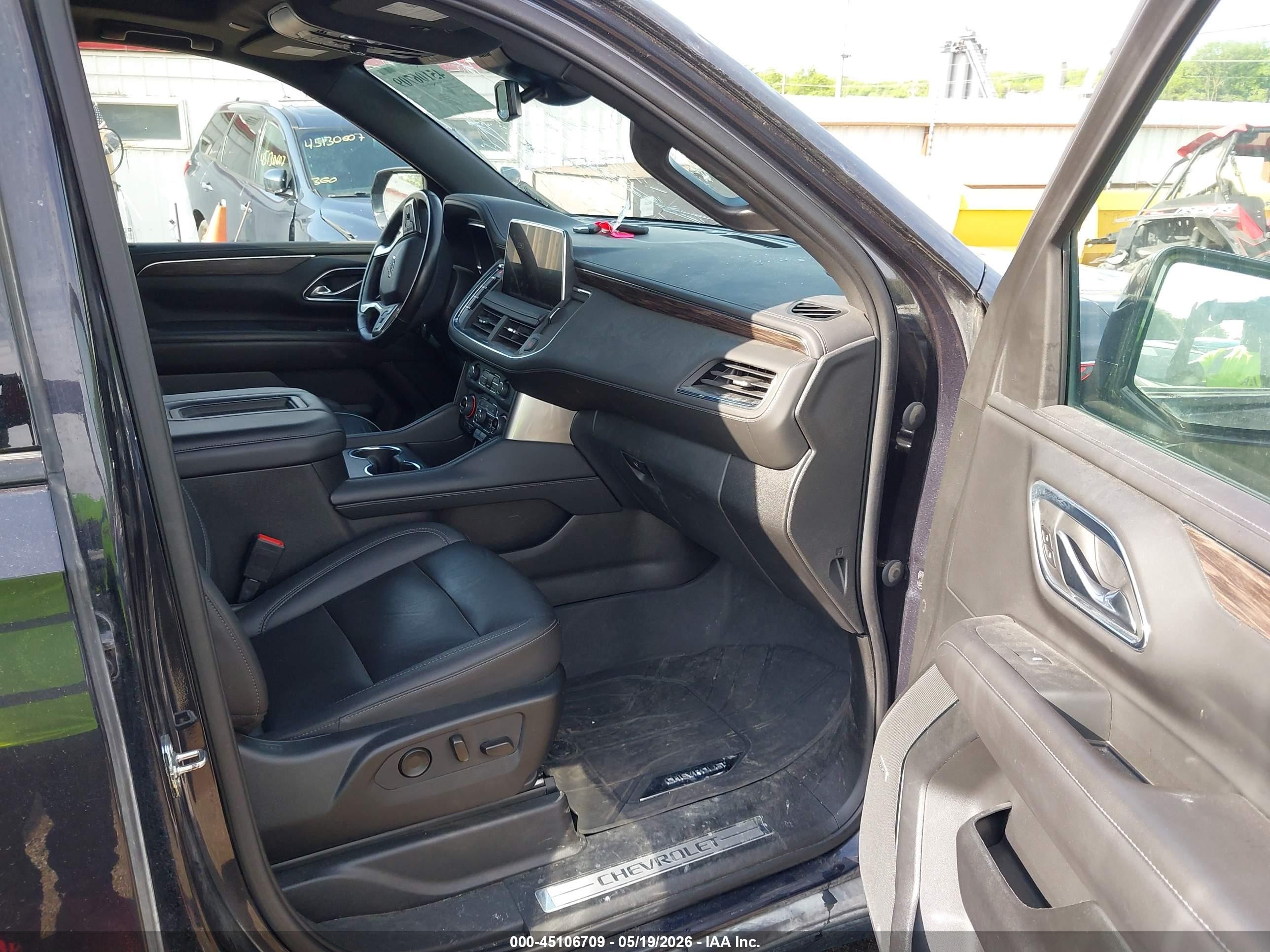 2023 Chevrolet Tahoe 4wd Z71 Black vin: 1GNSKPKD3PR101560