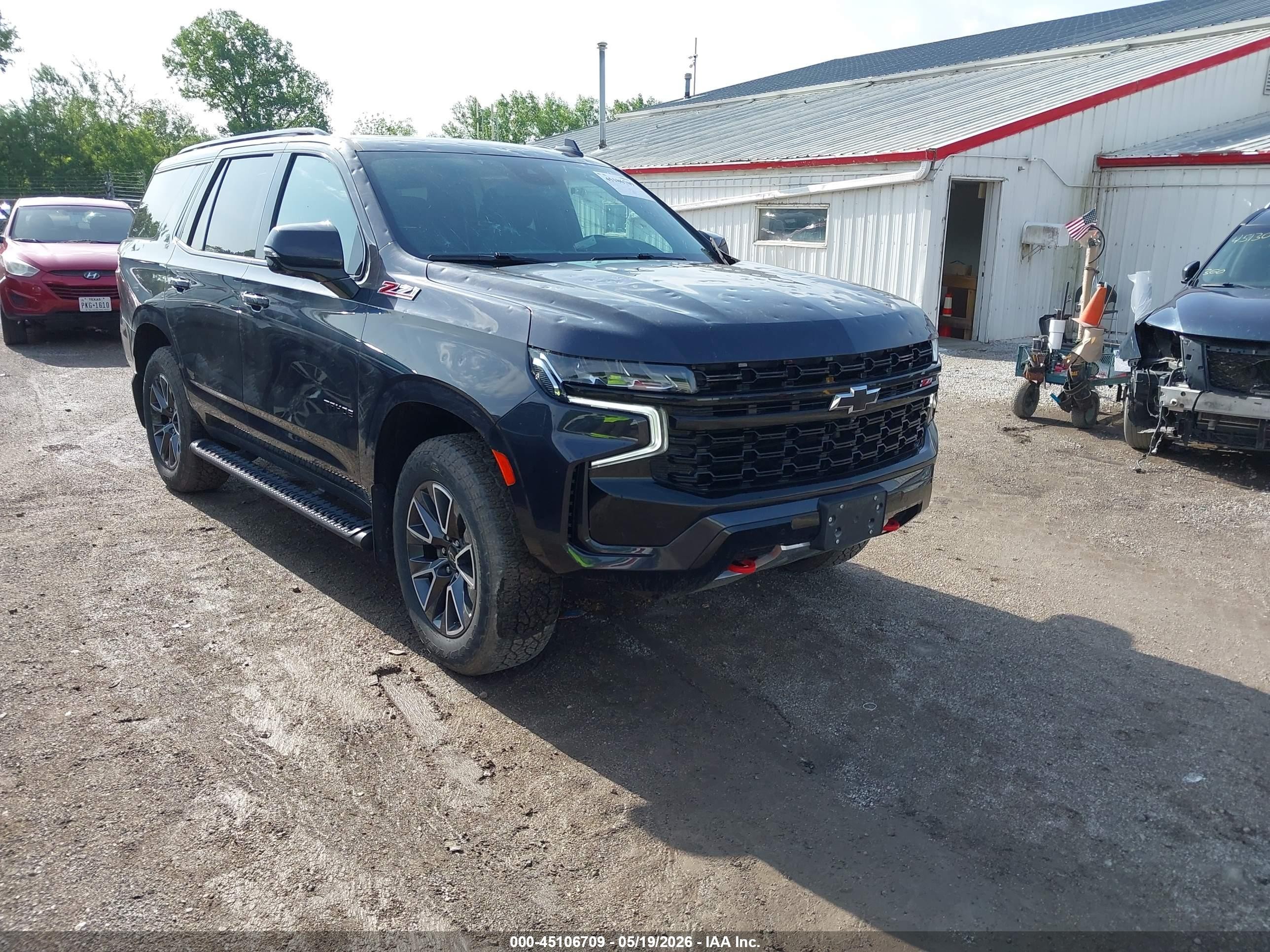 2023 Chevrolet Tahoe 4wd Z71 Black vin: 1GNSKPKD3PR101560