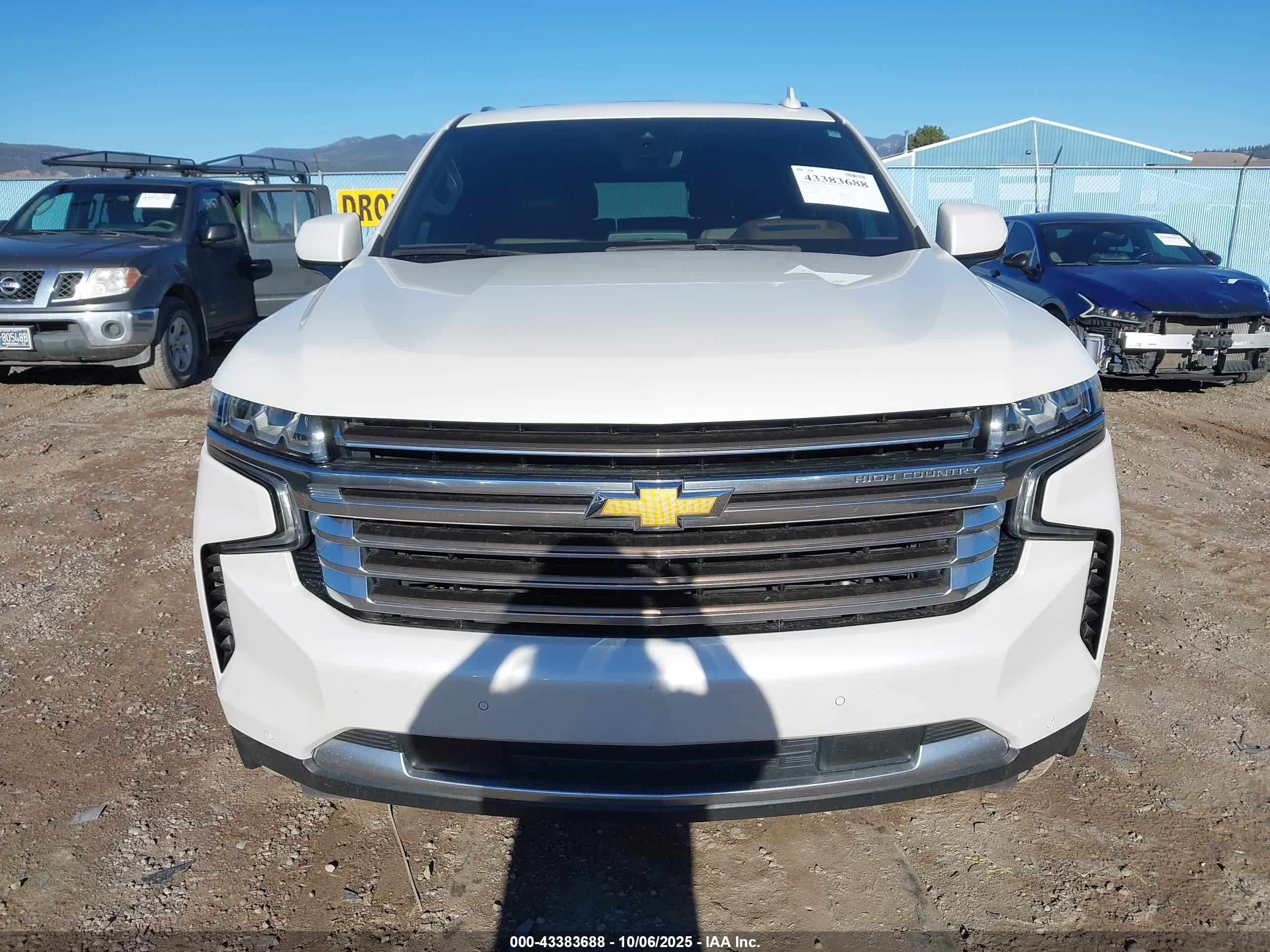 2024 Chevrolet Tahoe 4wd High Country Белый vin: 1GNSKTKL6RR117688
