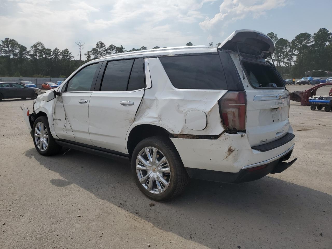 2024 Chevrolet Tahoe K1500 High Country White vin: 1GNSKTKT5RR376057