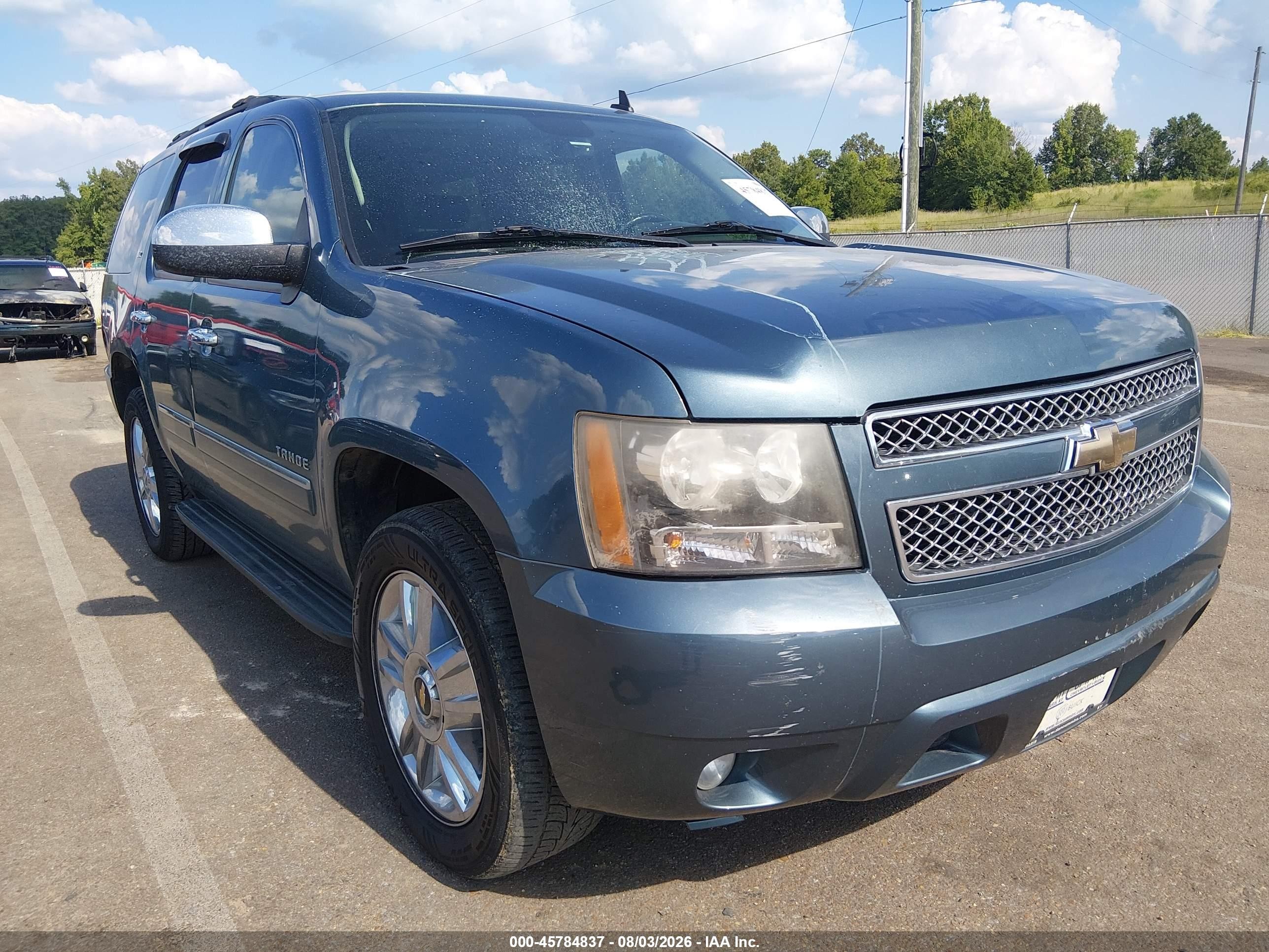 2010 Chevrolet Tahoe Ltz Blue vin: 1GNUKCE02AR114334
