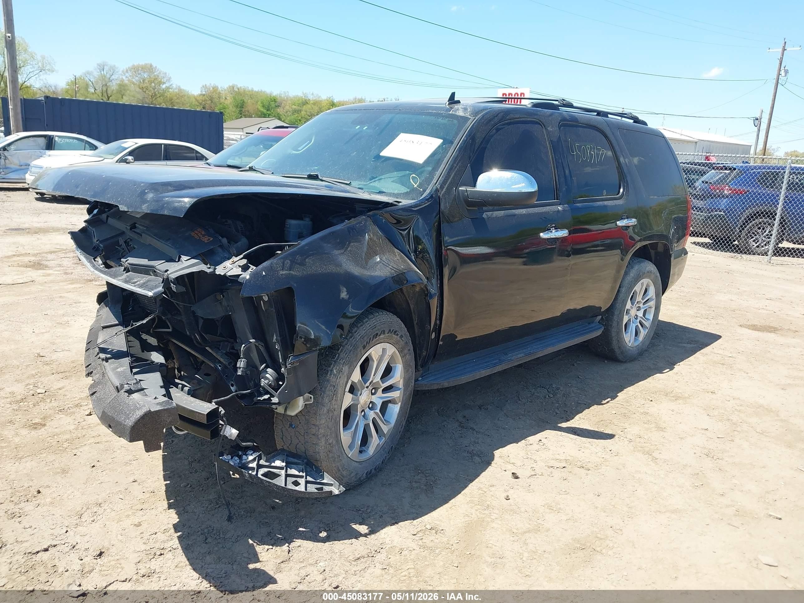 2010 Chevrolet Tahoe Ltz Black vin: 1GNUKCE02AR200503