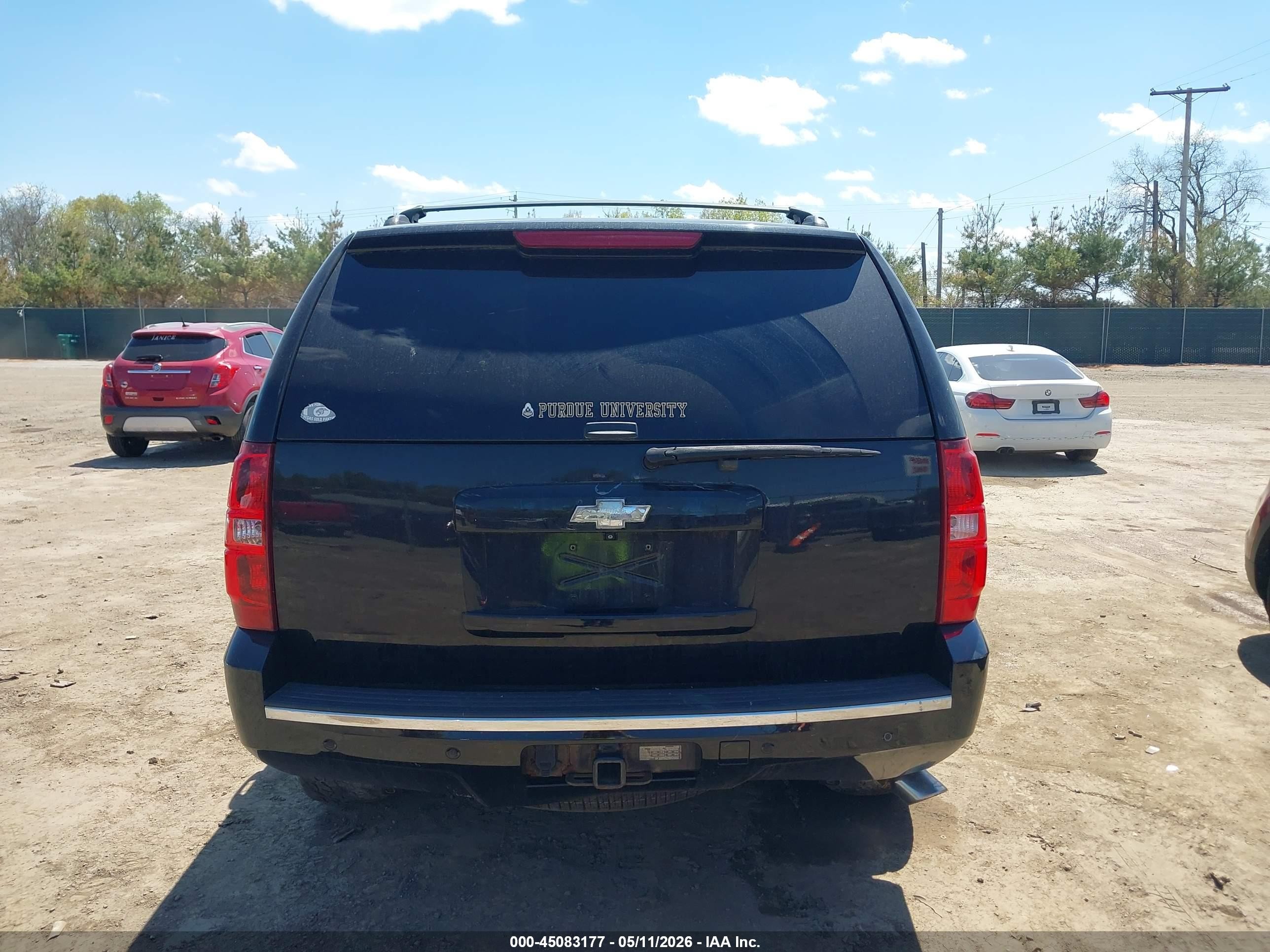 2010 Chevrolet Tahoe Ltz Black vin: 1GNUKCE02AR200503