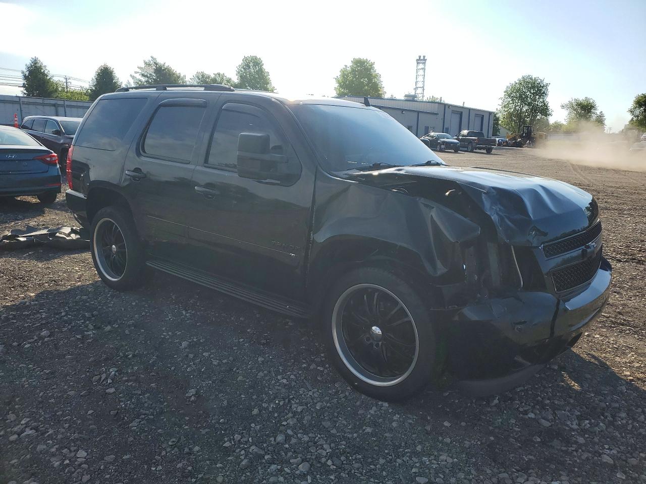 2010 Chevrolet Tahoe K1500 Ltz Black vin: 1GNUKCE03AR274609