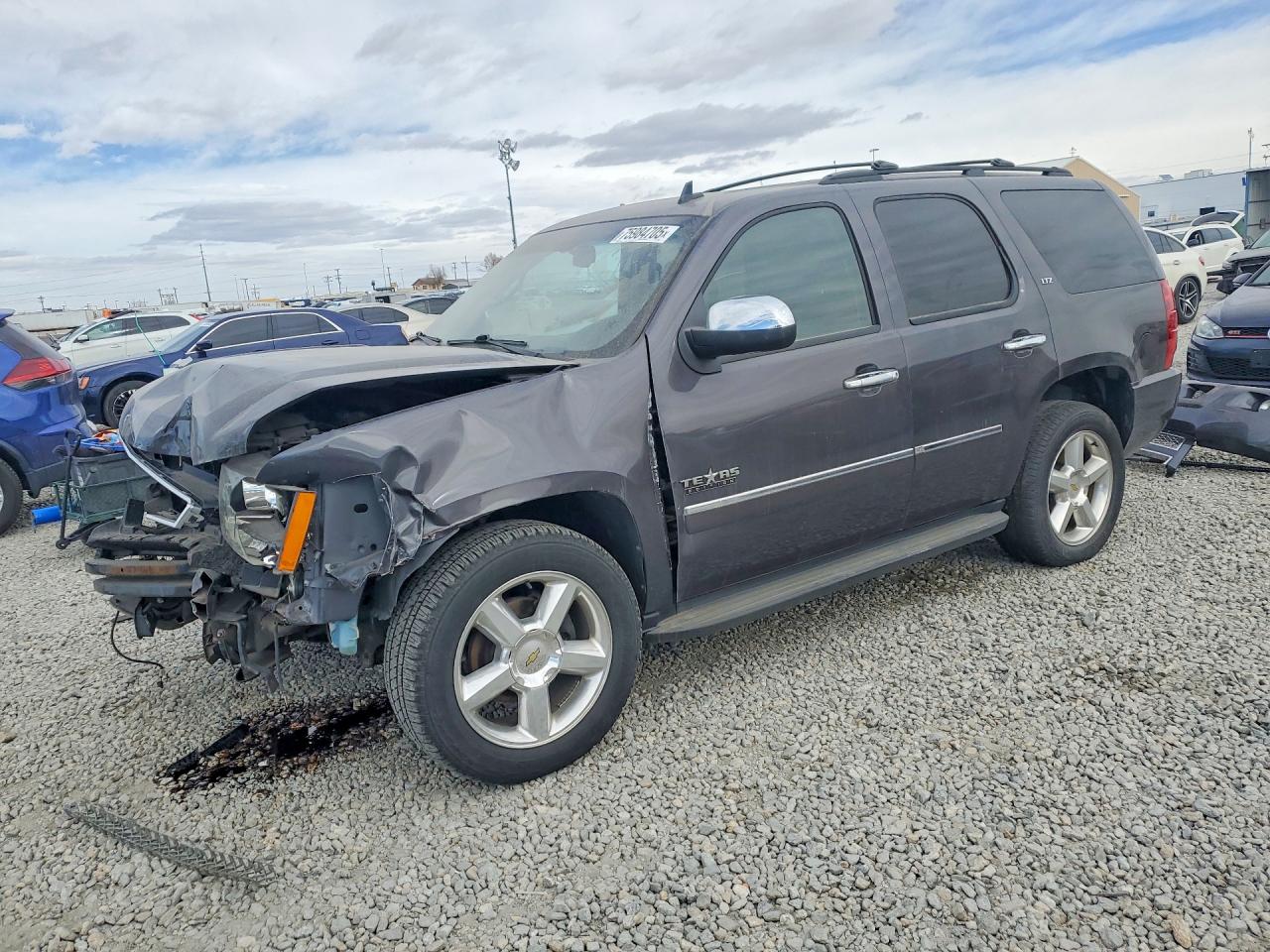 2010 Chevrolet Tahoe K1500 Ltz Gray vin: 1GNUKCE05AR164502