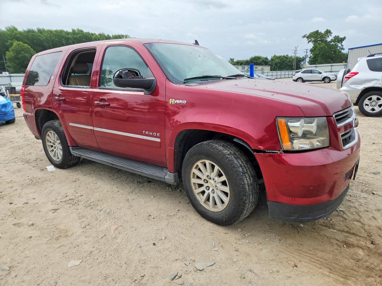 2010 Chevrolet Tahoe Hybrid Красный vin: 1GNUKDDJ7AR279327